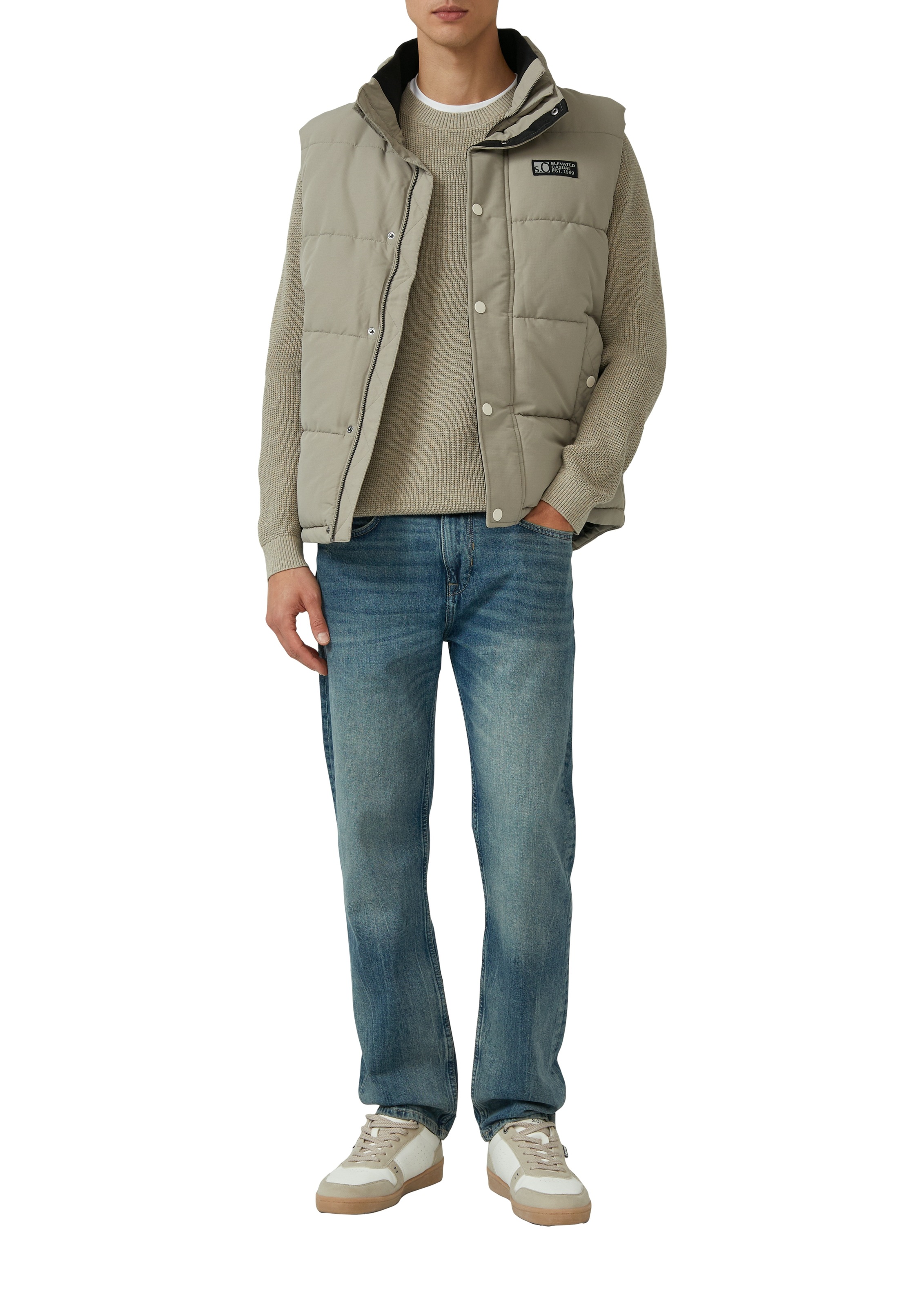 s.Oliver Strickpullover langarm, Grob-Strick
