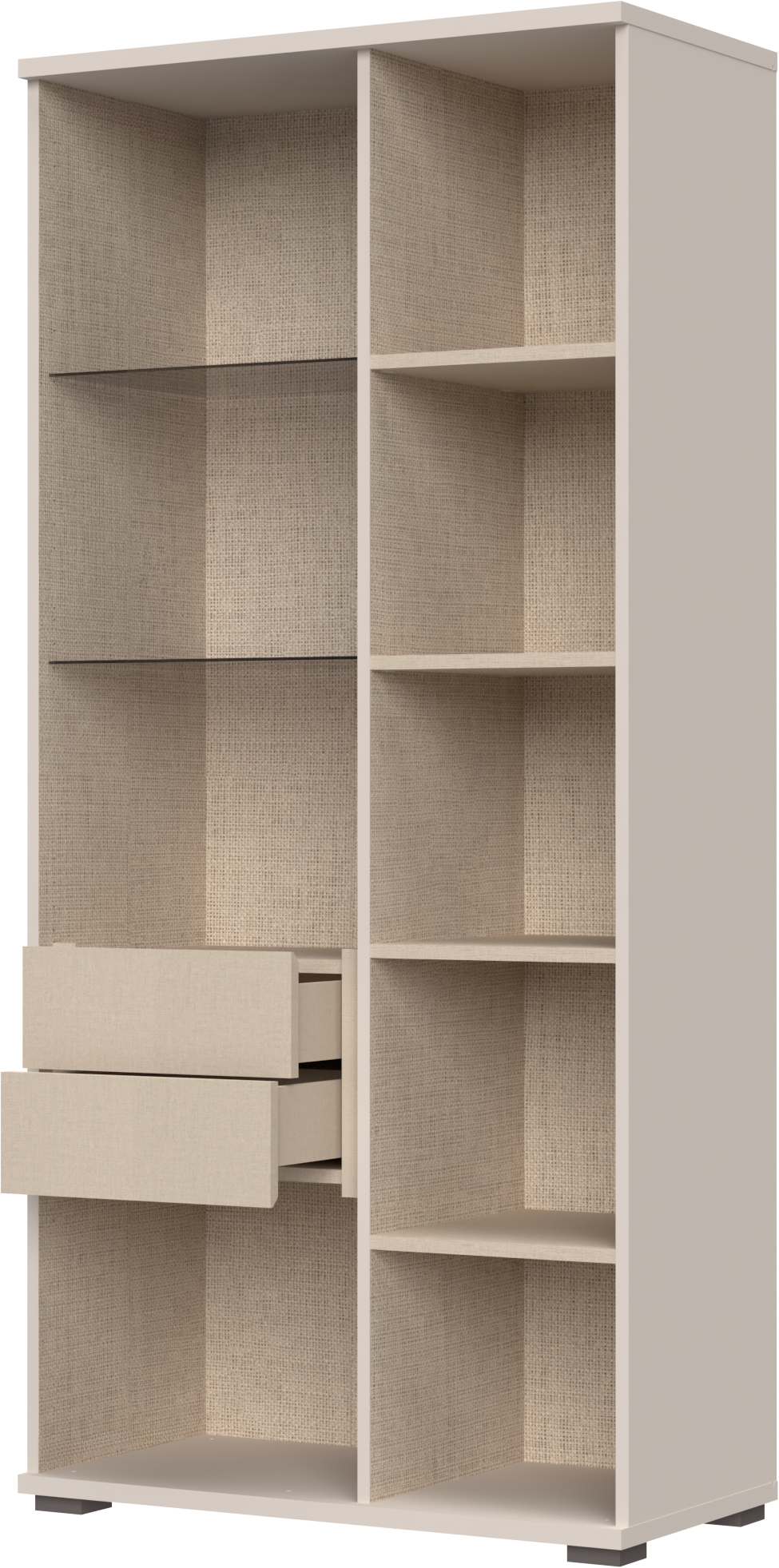 OTTO home Vitrine »Opera, Showcase mit Parsol-Sicherheitsglas im modernen Look« UV lackiert, Soft Close Funktion, Höhenverstellbare Füße