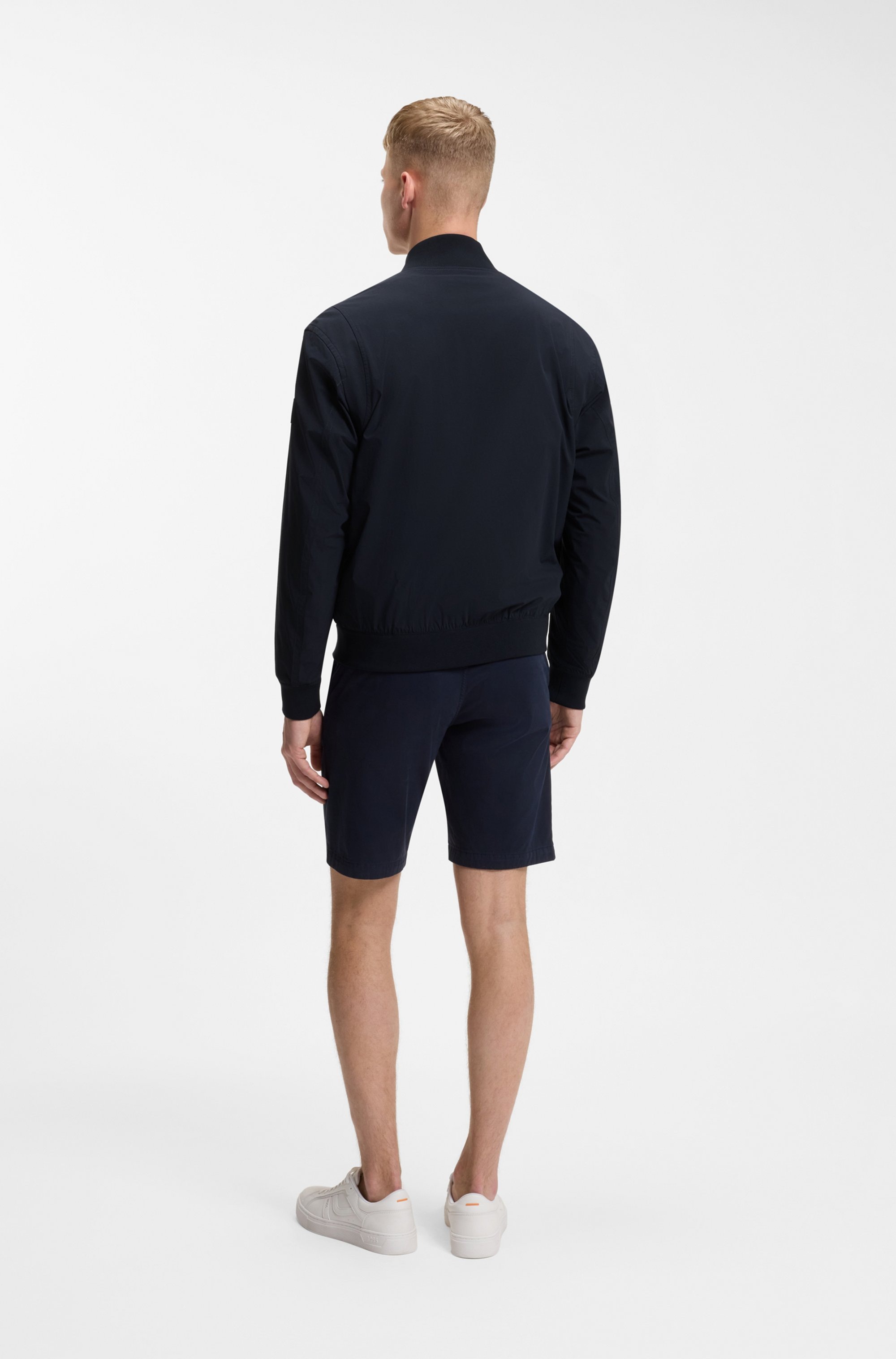 BOSS ORANGE Blouson »Osruf« Rippbündchen, Regular Fit, 2-wege-Reißverschluss