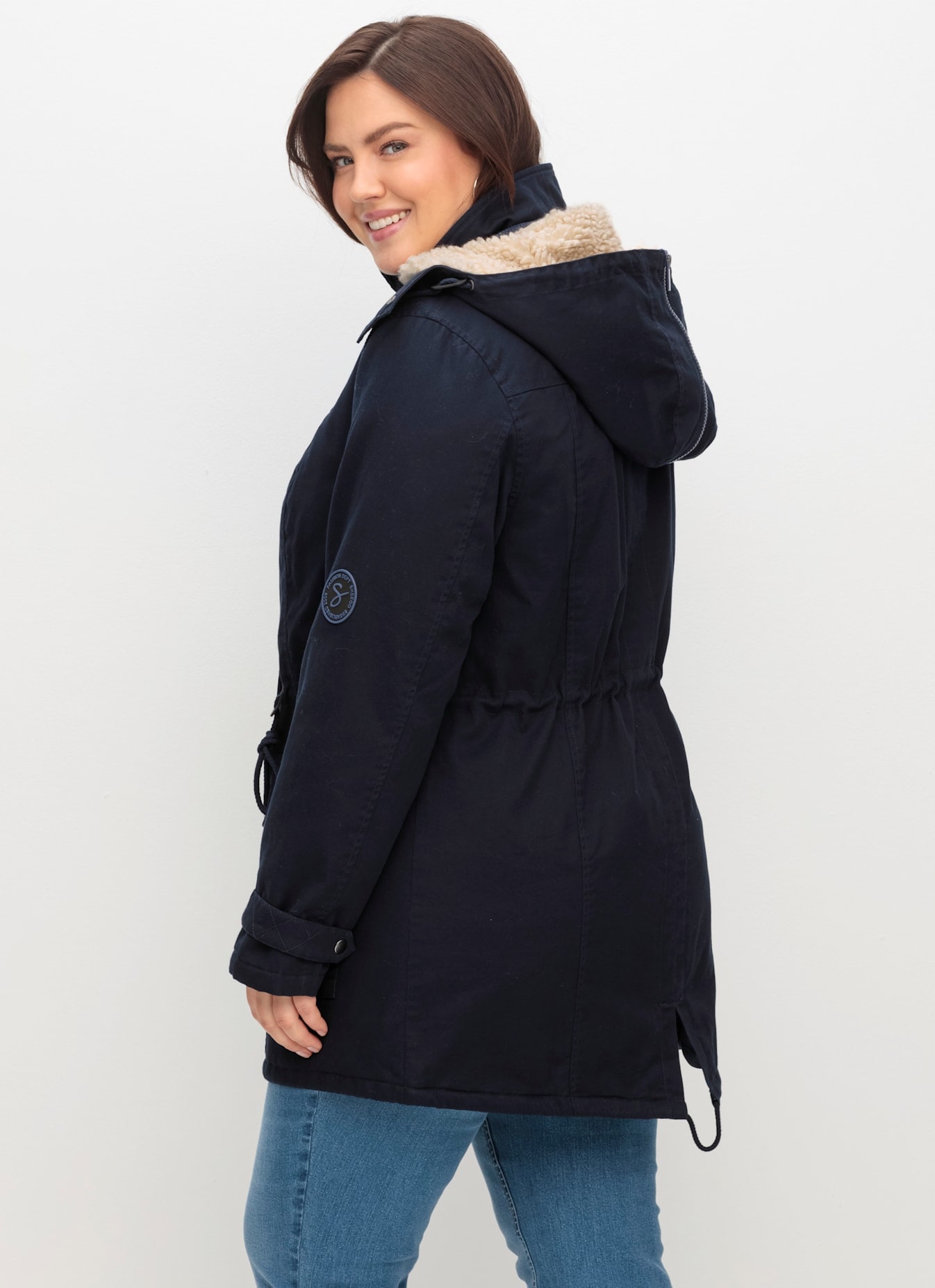 Sheego Parka, mit Kapuze