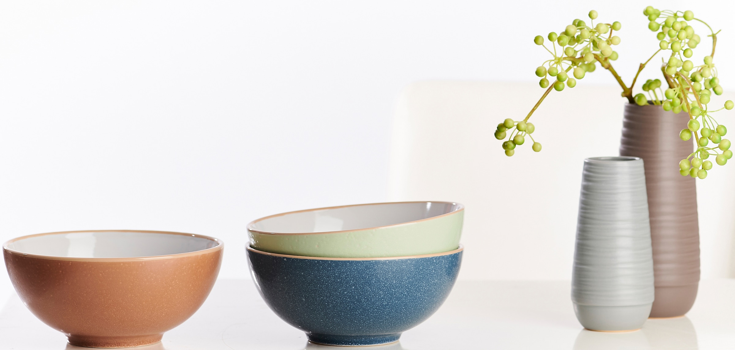 Ritzenhoff & Breker Schale »Puebla«, 2 tlg., aus Steinzeug, Buddha-Bowls, Ø 17,5 cm