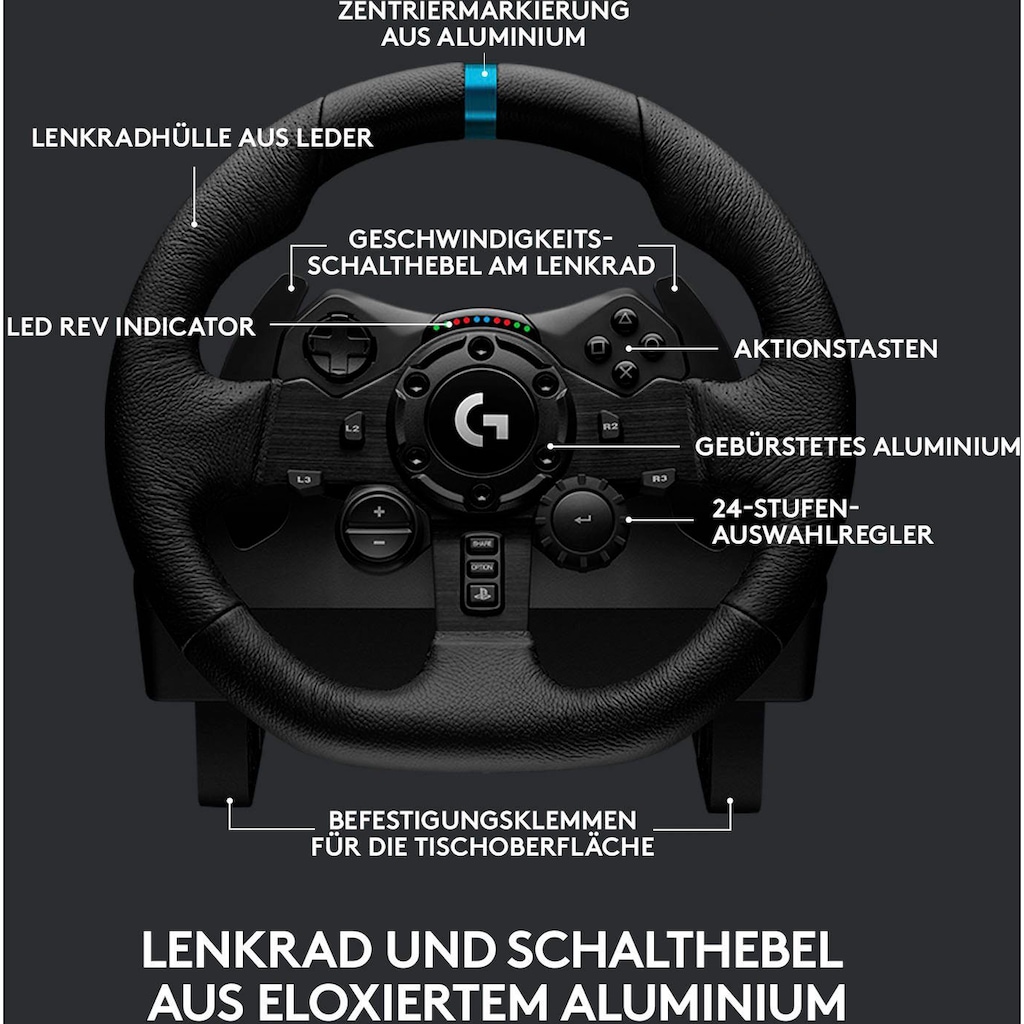 Logitech G Gaming-Lenkrad »G923 für PS4 und PC«