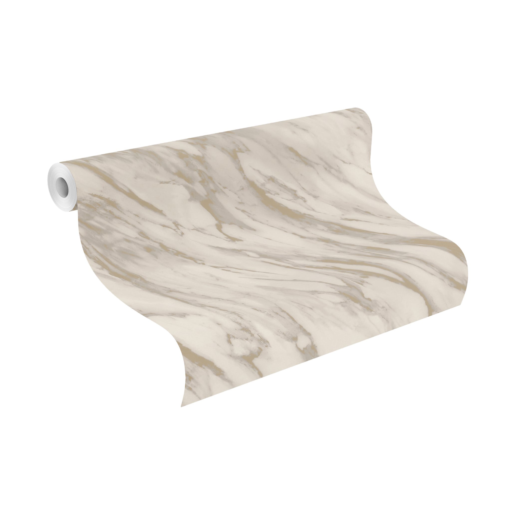 Rasch Papiertapete »Papiertapete mit Mamoroptik in Beige« Steinoptik glatt Marmoroptik