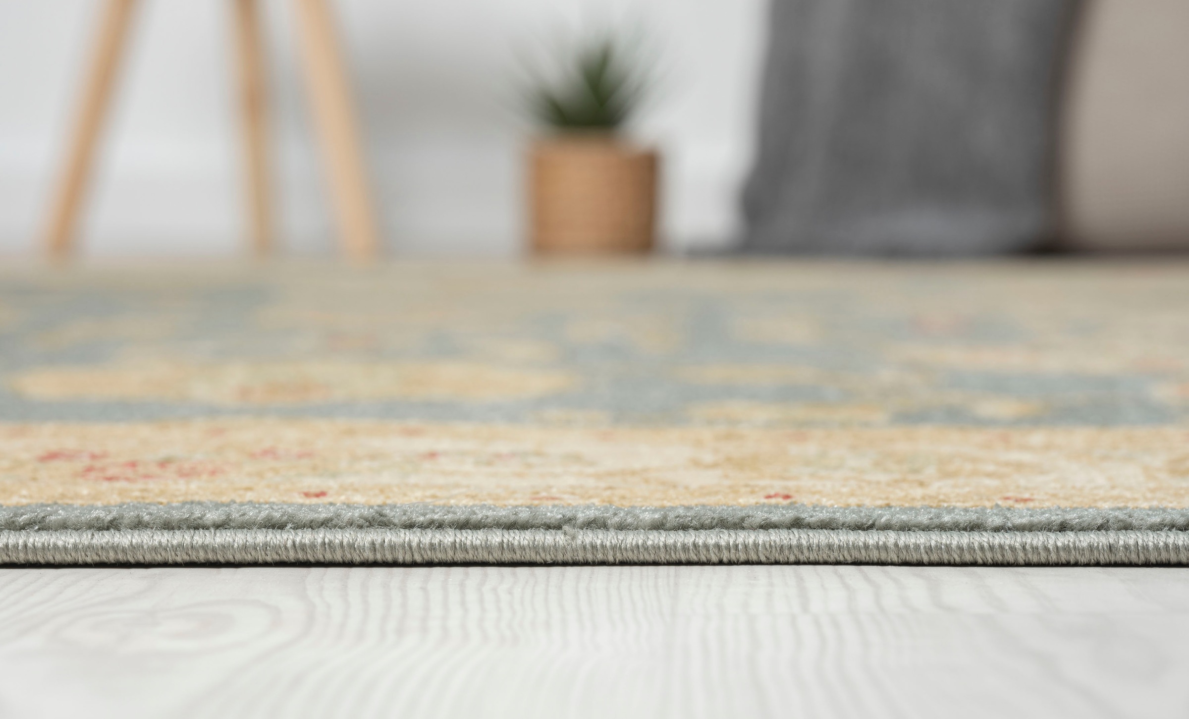 Myflair Möbel & Accessoires Teppich »Maryam 5«, rechteckig, 7,5 mm Höhe, Kurzflor, Orient Optik, edler Glanz, mit Fransen, besonders weich