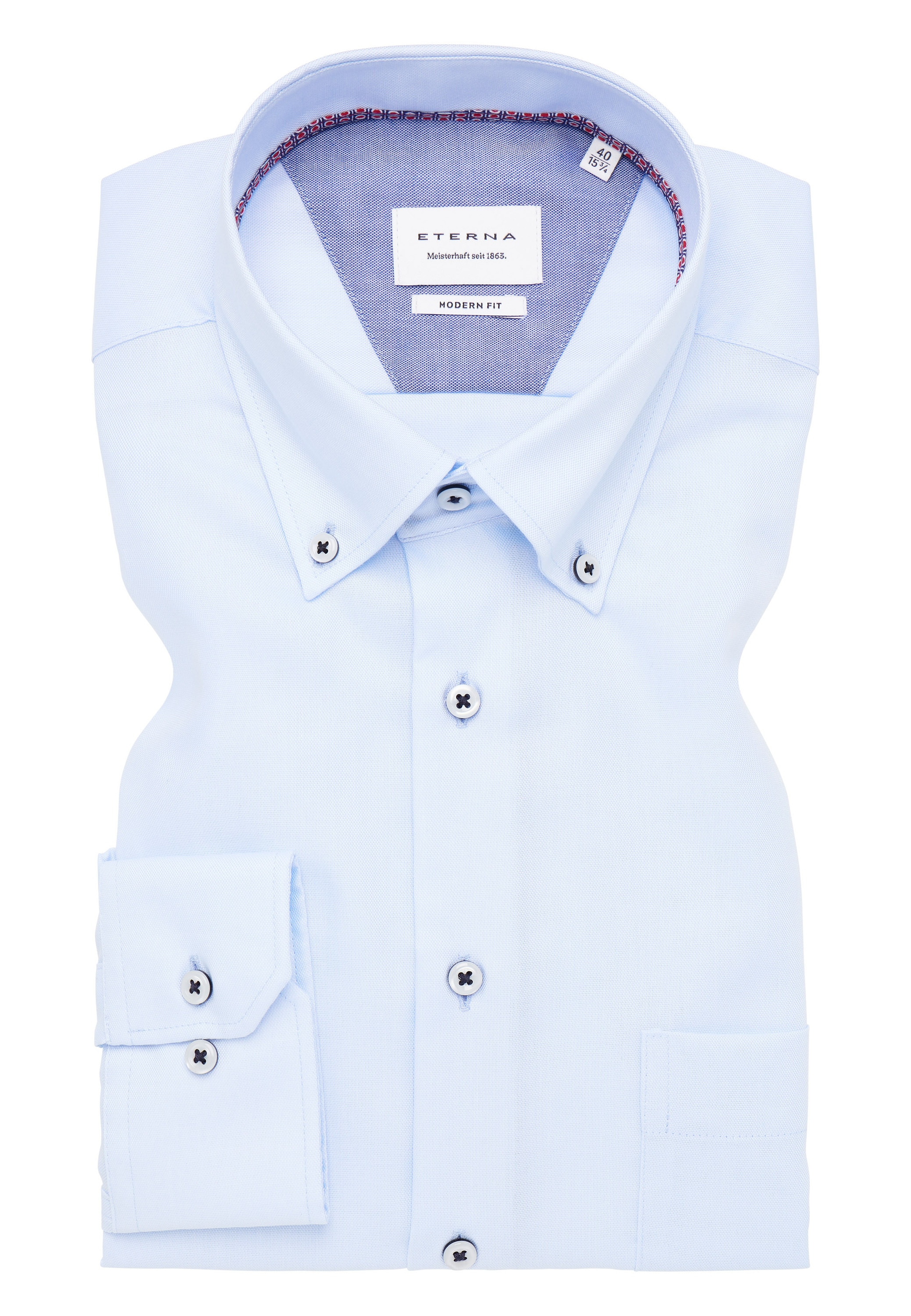 Eterna Langarmhemd »MODERN FIT«, NON IRON (bügelfrei)