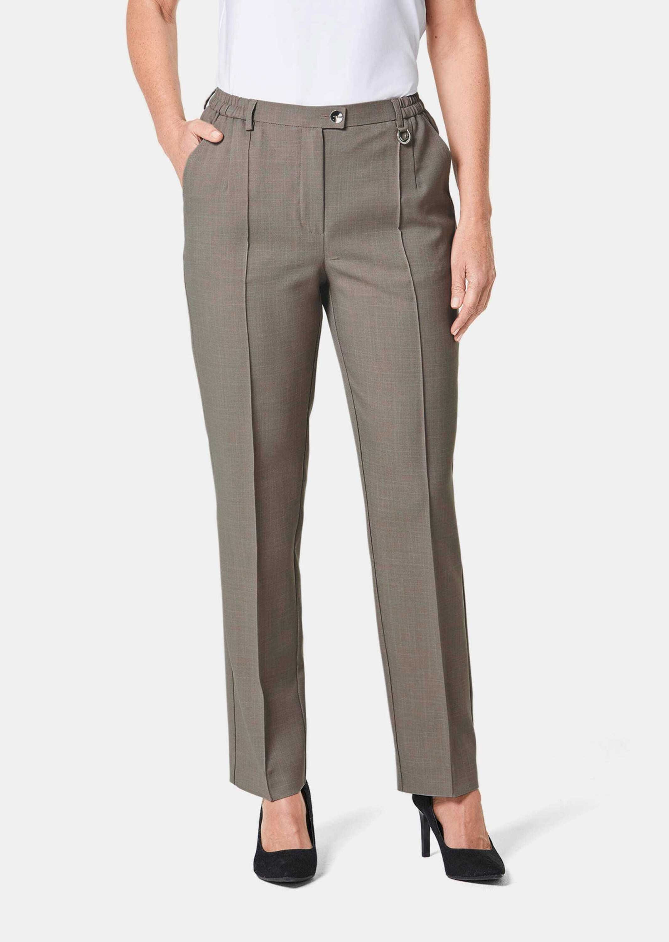 GOLDNER 2-in-1-Hose »Knitterarme Hose Carla mit SilverFresh-Ausrüstung«