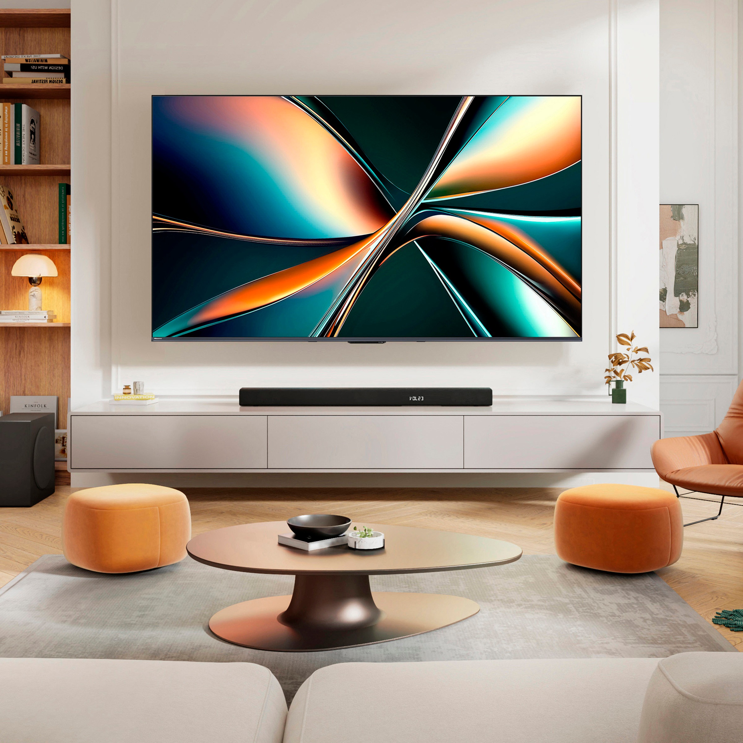 Hisense QLED Mini LED-Fernseher »85U7Q«, 4K Ultra HD, Smart-TV, 4K UHD Mini LED
