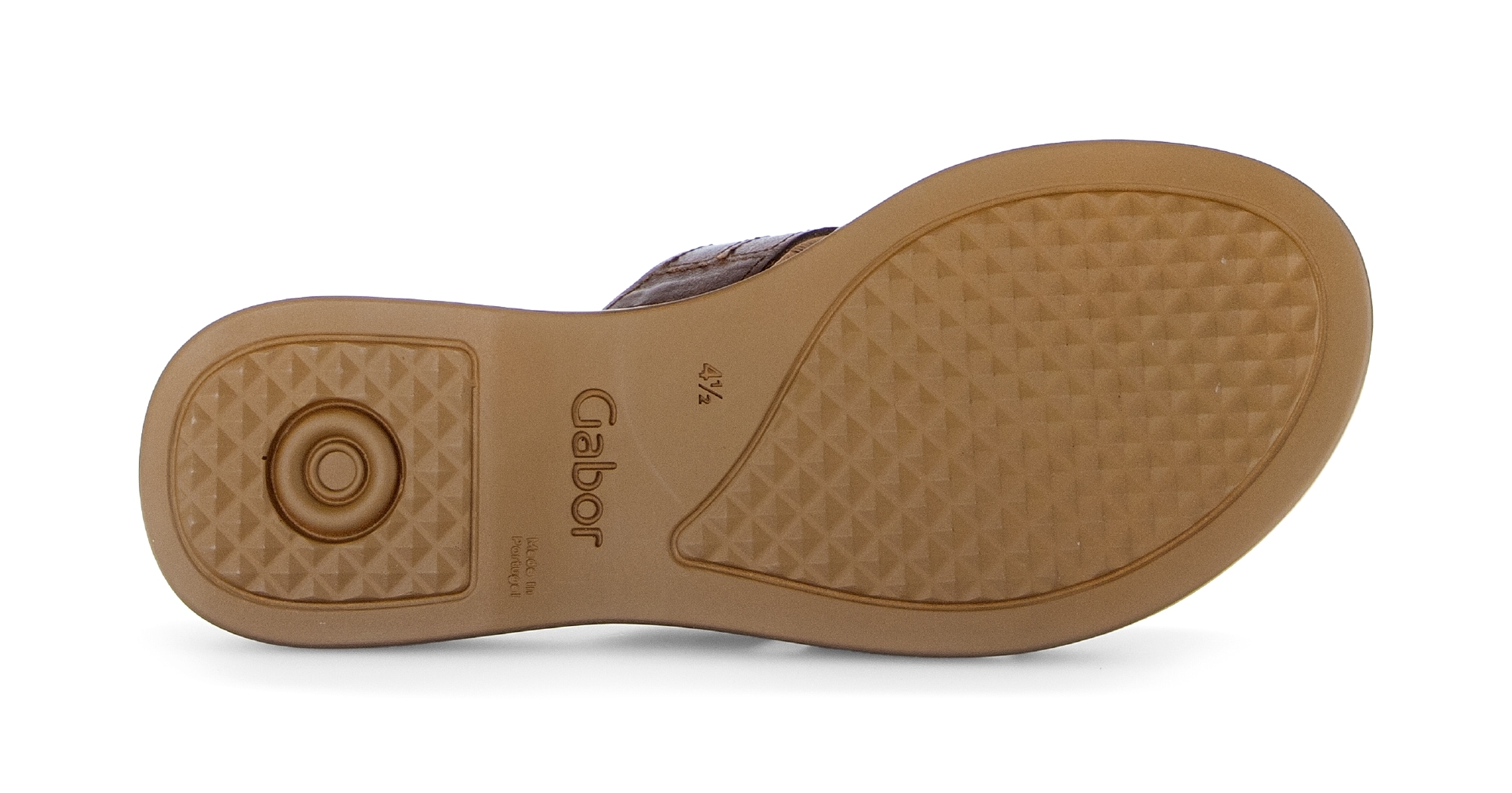 Gabor Pantolette »Rhodos«  Plateau, Schlupfschuh, Sommerschuh mit Ziernähten, G-Weite