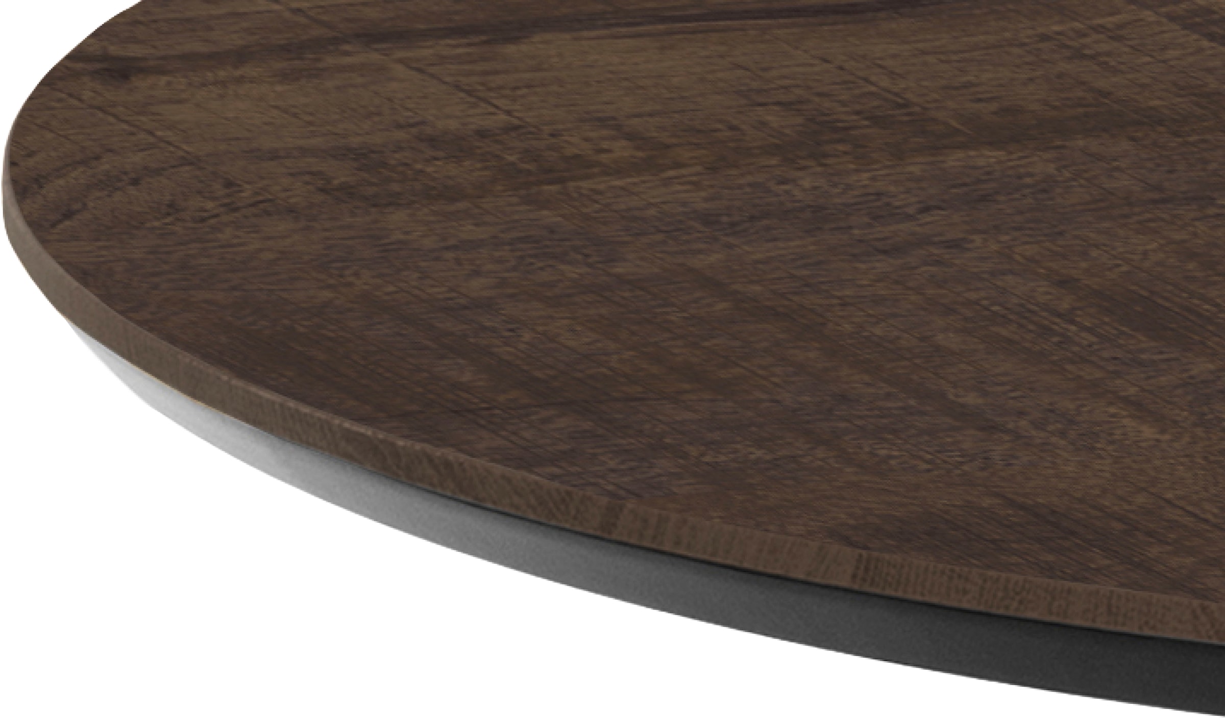 OMG Design »Wellington« 1 Stk. tlg. Hochwertige Melamin-Tischplatte mit Metallgestell