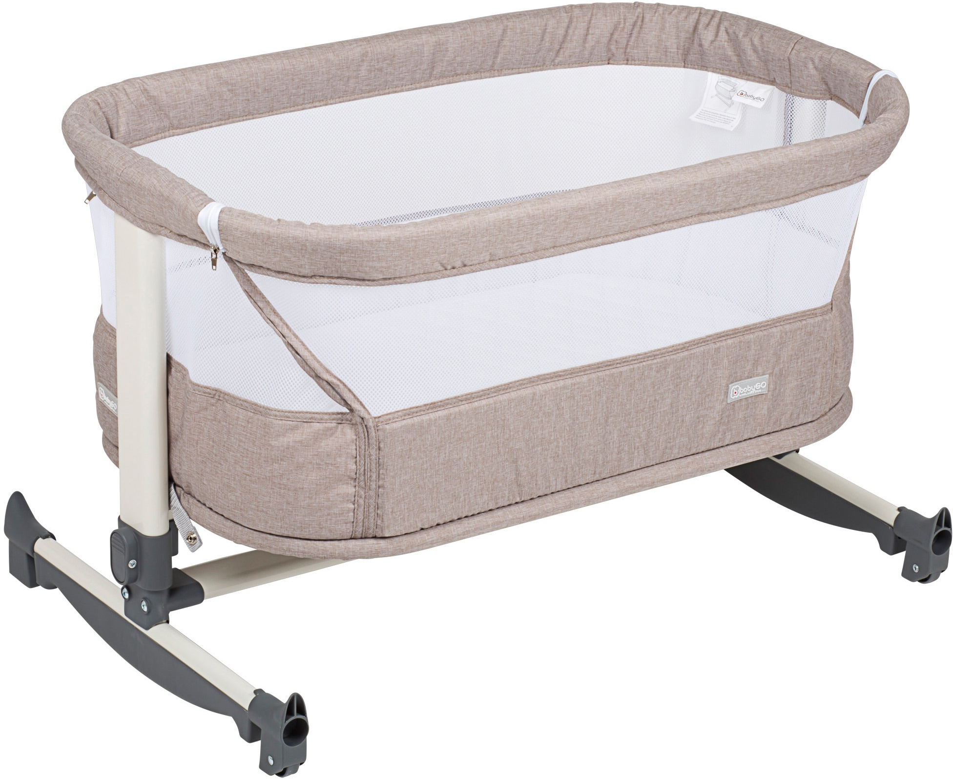 BabyGo Beistellbett »Vivaldi, beige«