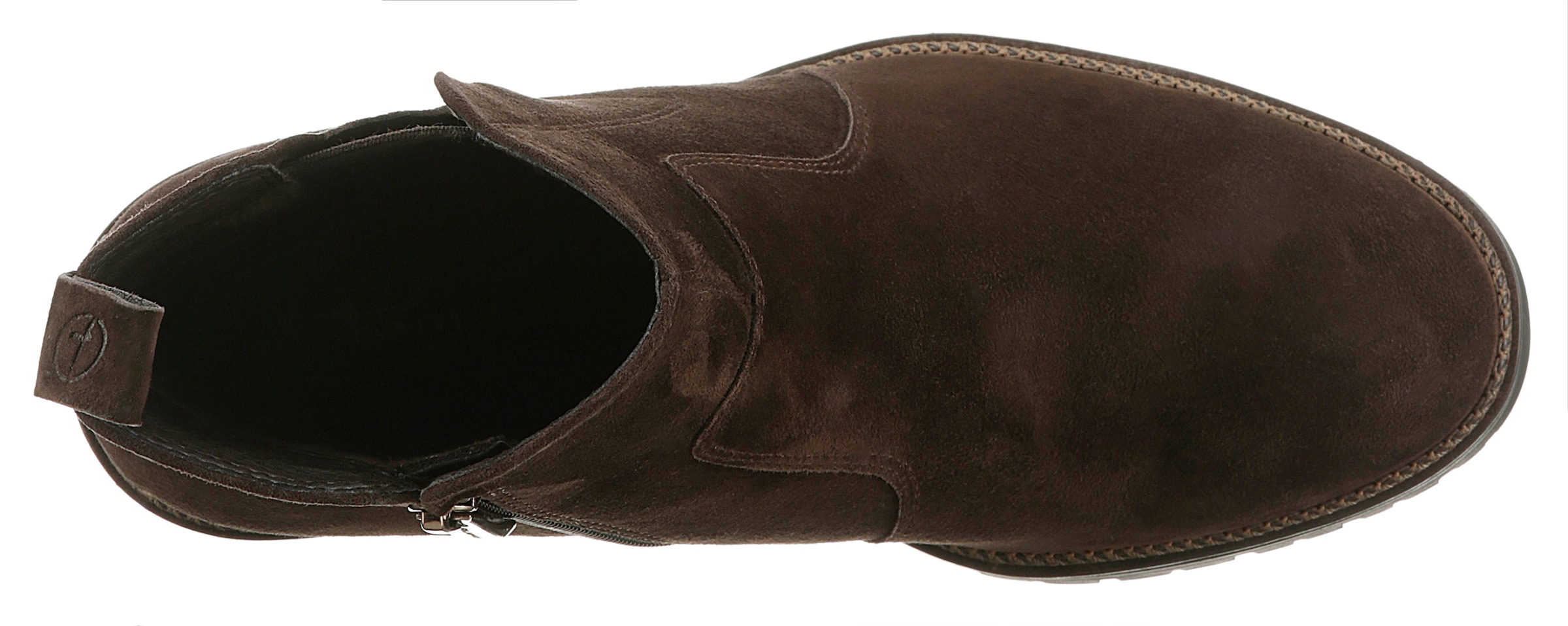 Tamaris Stiefelette, Blockabsatz, Chelseaboots, Ankleboots mit kleinem Stretcheinsatz