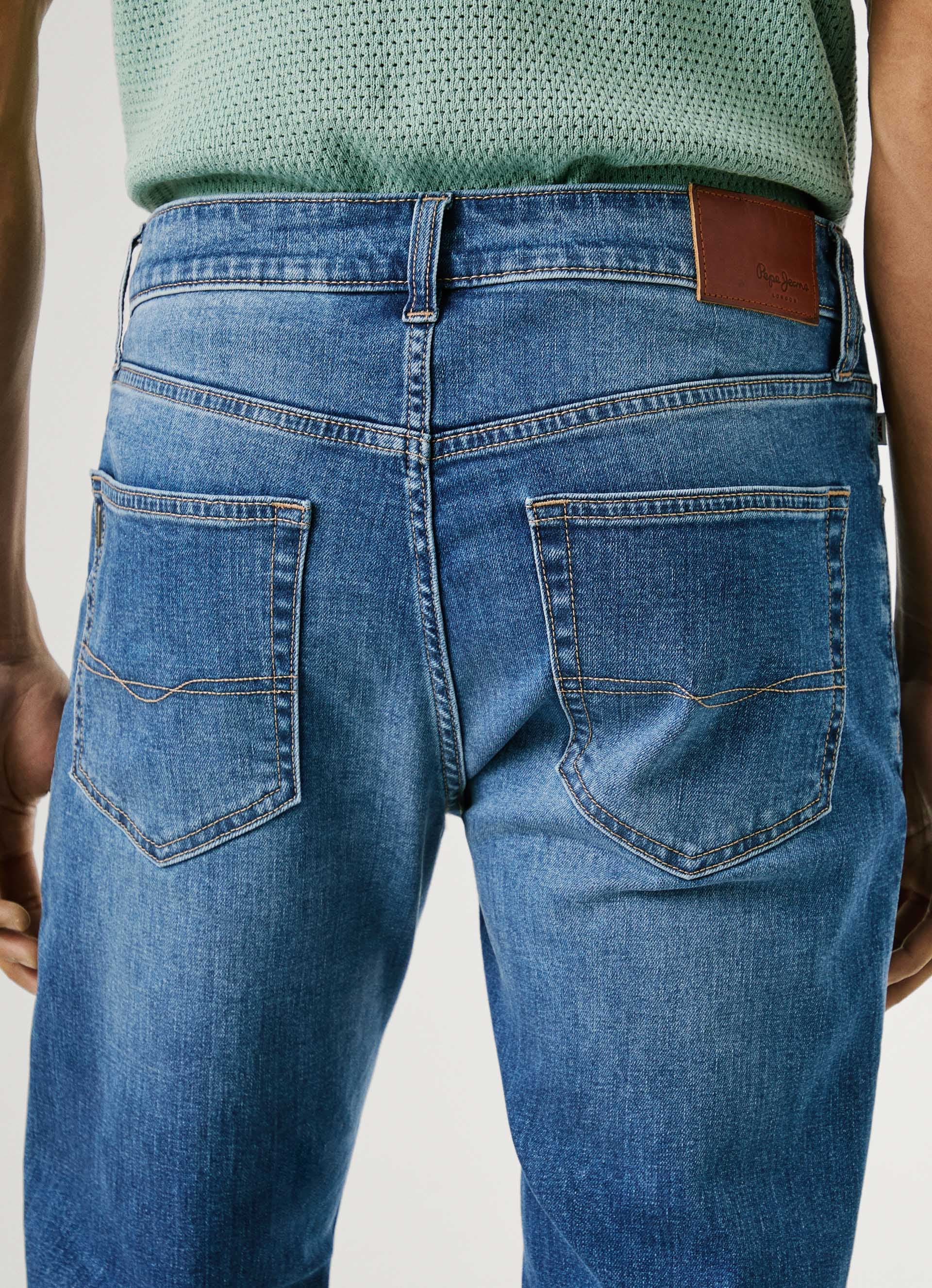 Pepe Jeans Tapered-fit-Jeans »TAPERED JEANS STANLEY«, Ziernähte an den Gesäßtaschen