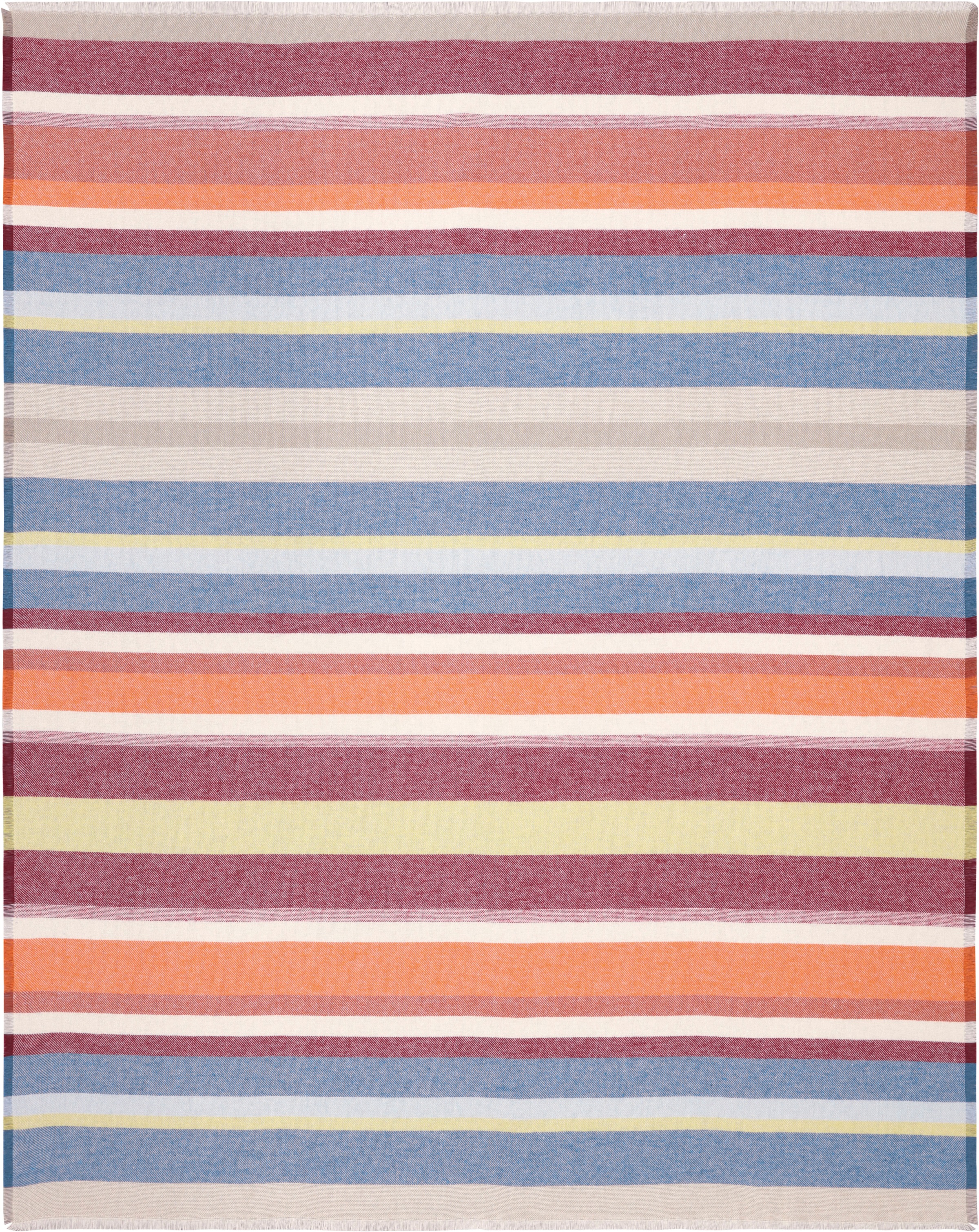Biederlack Plaid »Stripe Out«, mit Fransen, besonders leicht und kuschelig