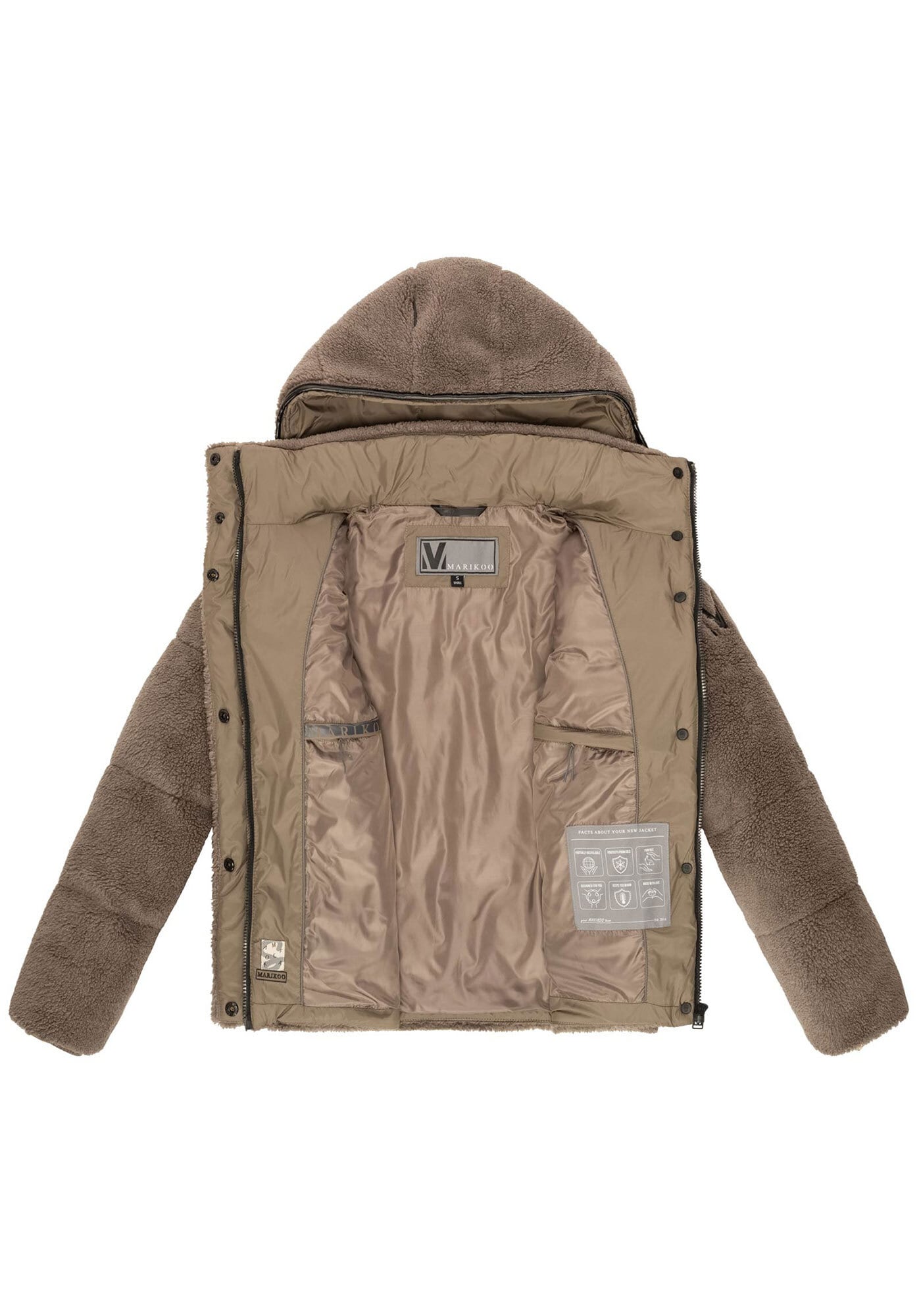 Marikoo Winterjacke »Marikoo Kaguraa Damen Winterjacke N030«