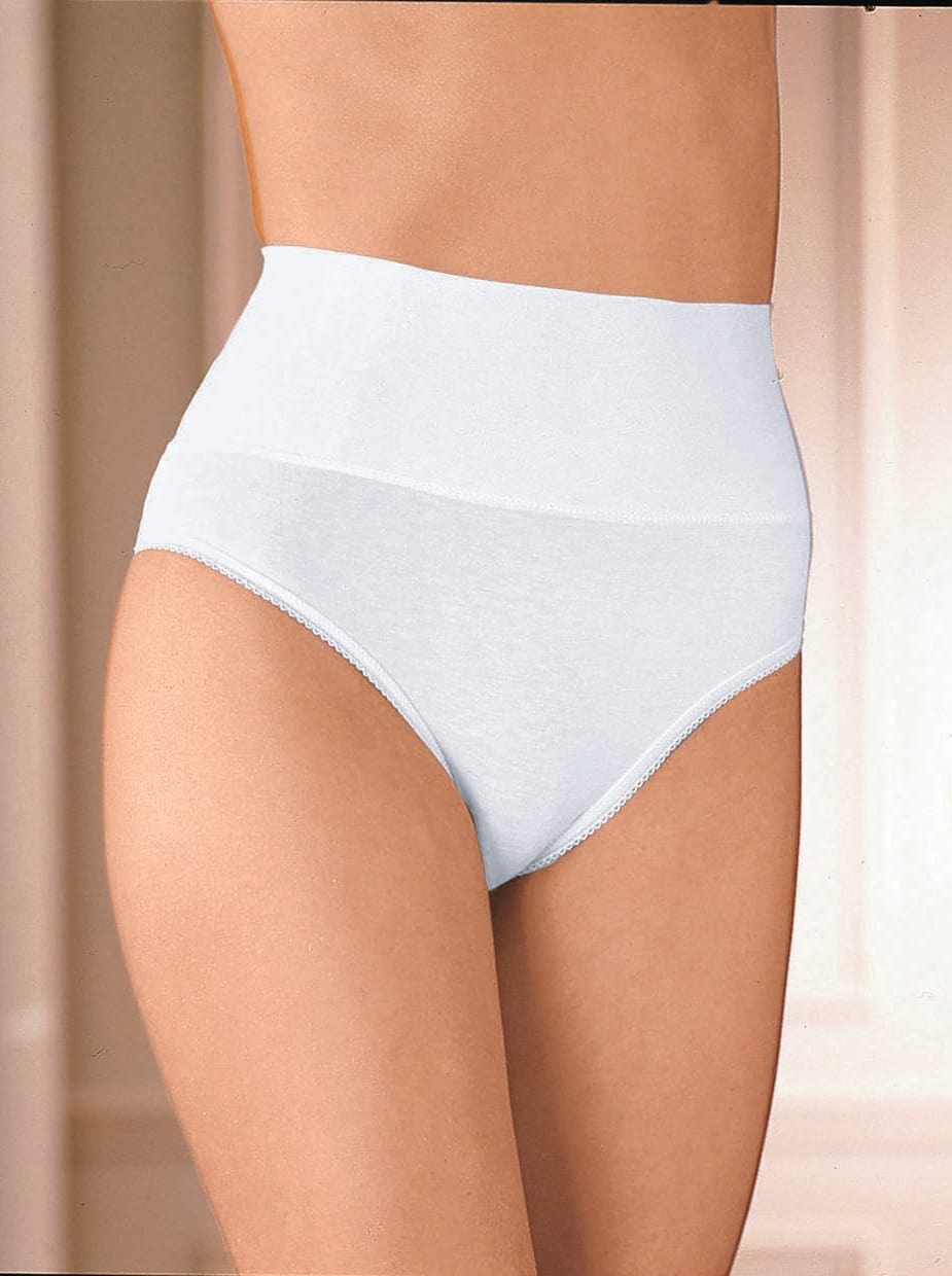 DamenFormslip3Stk.tlg. in weiß, Größe 48/50