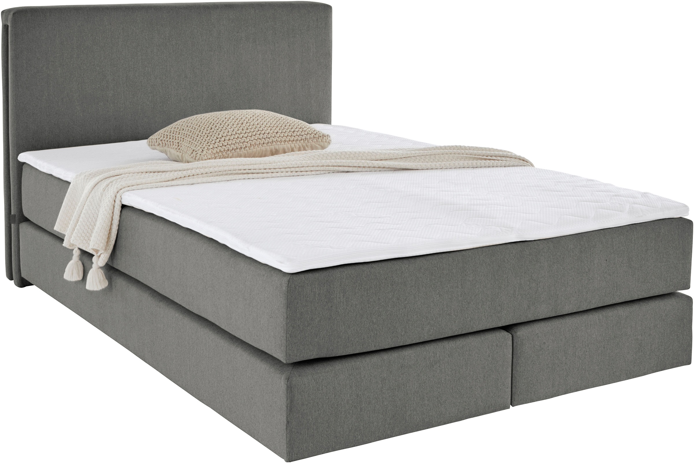 LeGer Home by Lena Gercke Boxspringbett »Zalia erhältlich in verschiedenen Breiten, inkl. Toppper« wahlweise mit Bonnell- oder 7-Zonen-Tonnentaschenfederkern