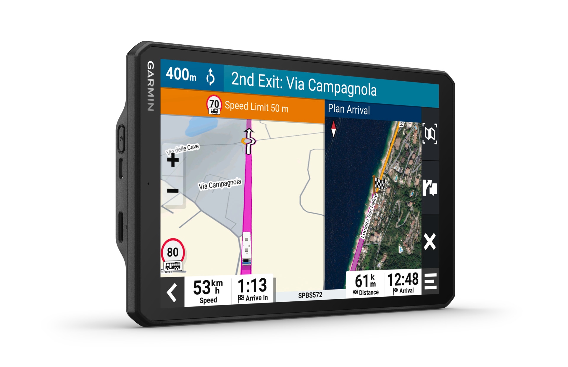 Garmin Navigationsgerät »Camper 895 MT-D EU«, (Europa (45 Länder) Karten-Updates), Bluetooth