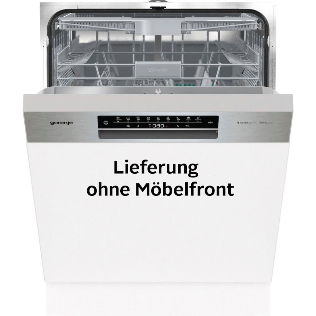 GORENJE teilintegrierbarer Geschirrspüler, GI673C60X, 16 Maßgedecke, automatische Türöffnung