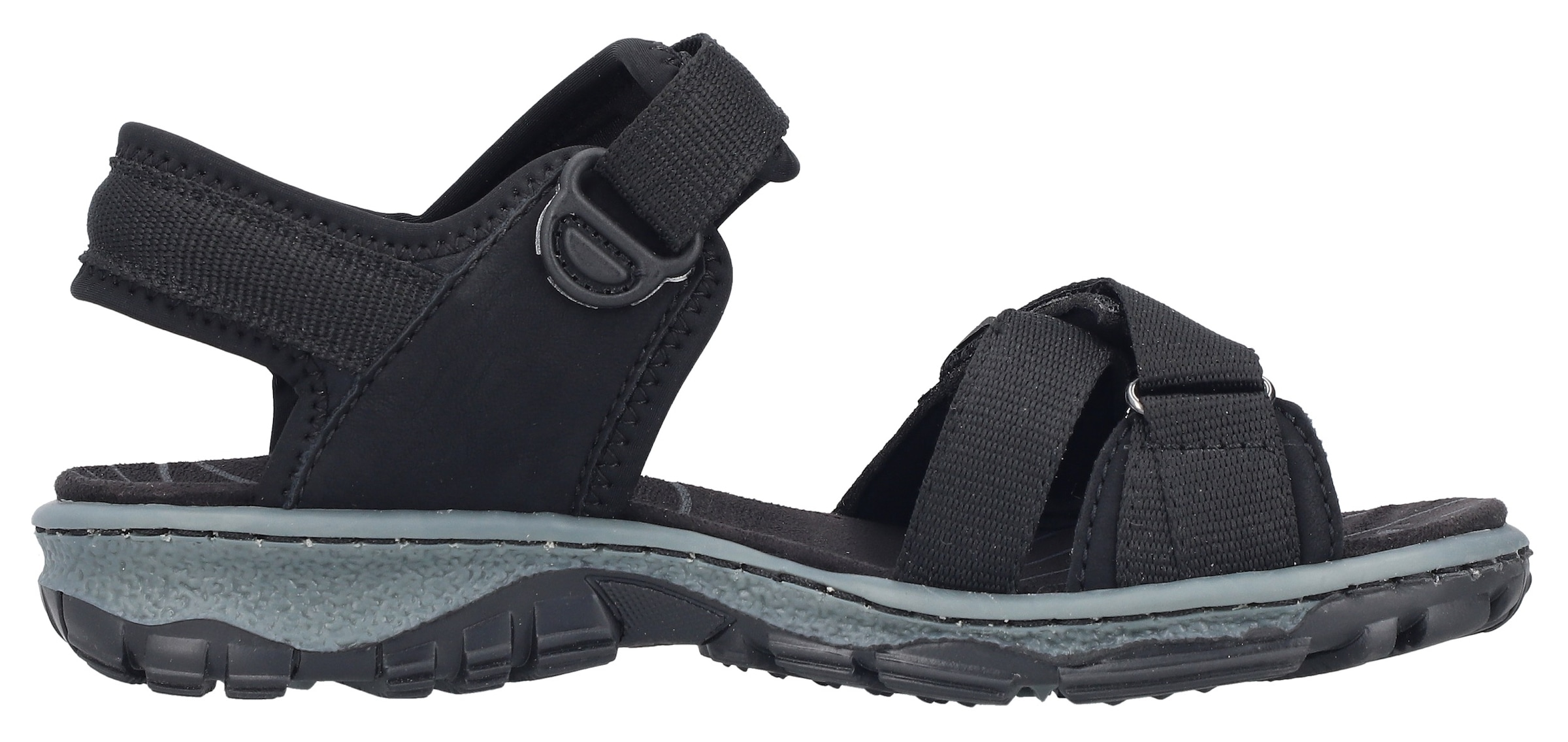 Rieker Trekkingsandale  Trekkingschuh, Outdoorsandale, Sommerschuh mit Klettriemchen