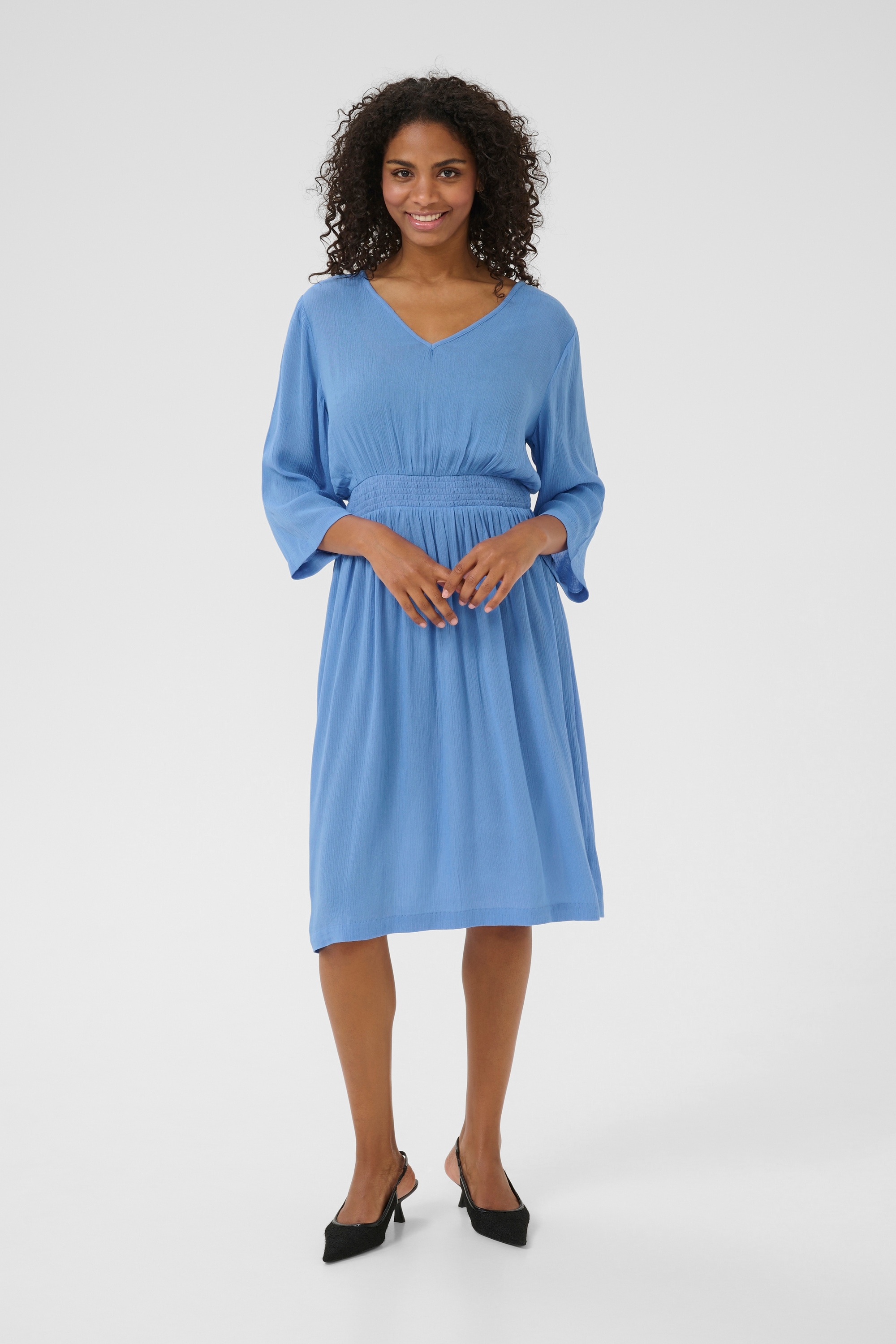 KAFFE Midikleid »Kleid KAmariah«