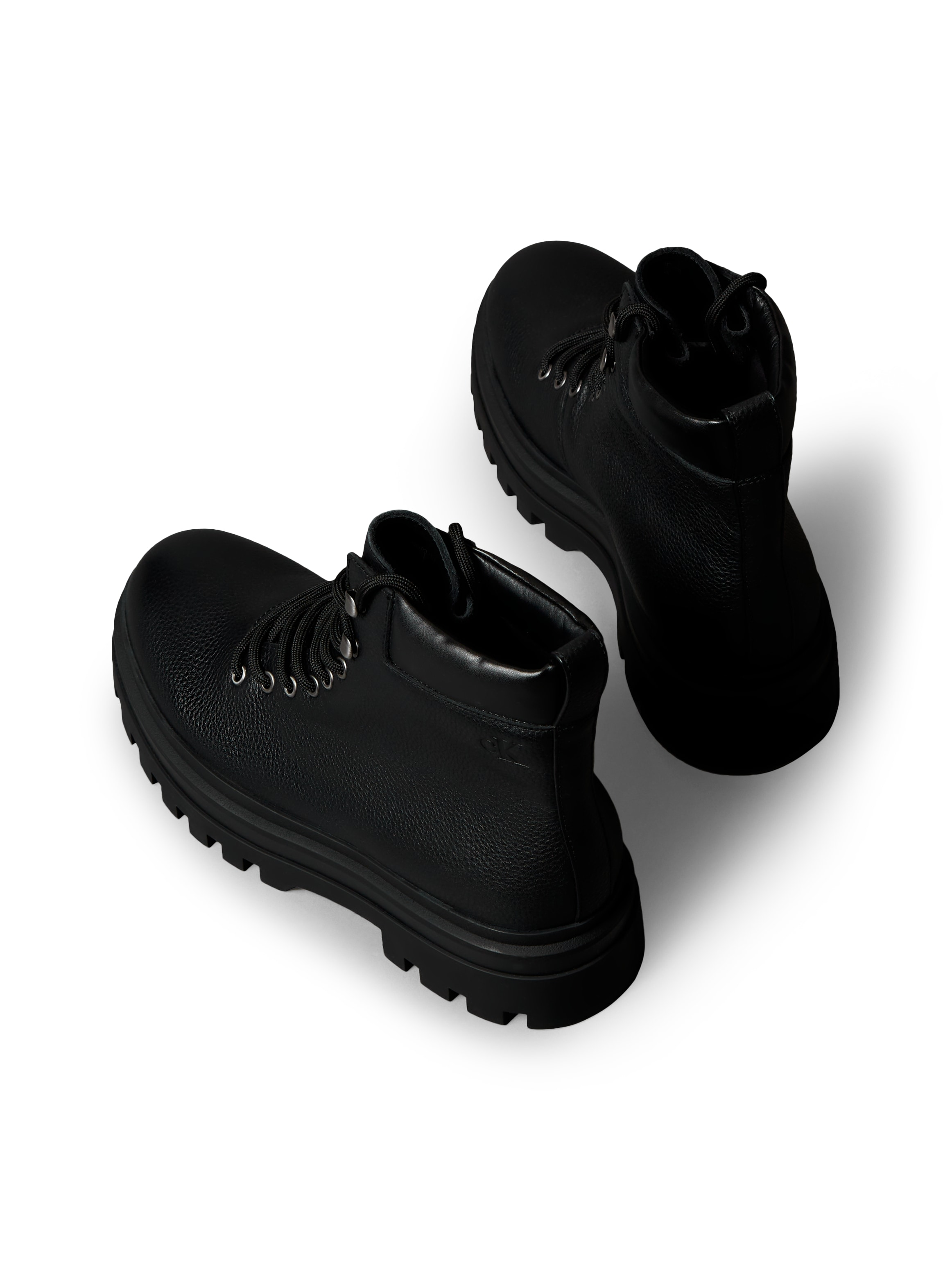 Calvin Klein Jeans Schnürboots »LUGGED HIKING LACE UP LTH«  Schnürstiefelette, Plateauboots mit gepolstertem Schaftrand