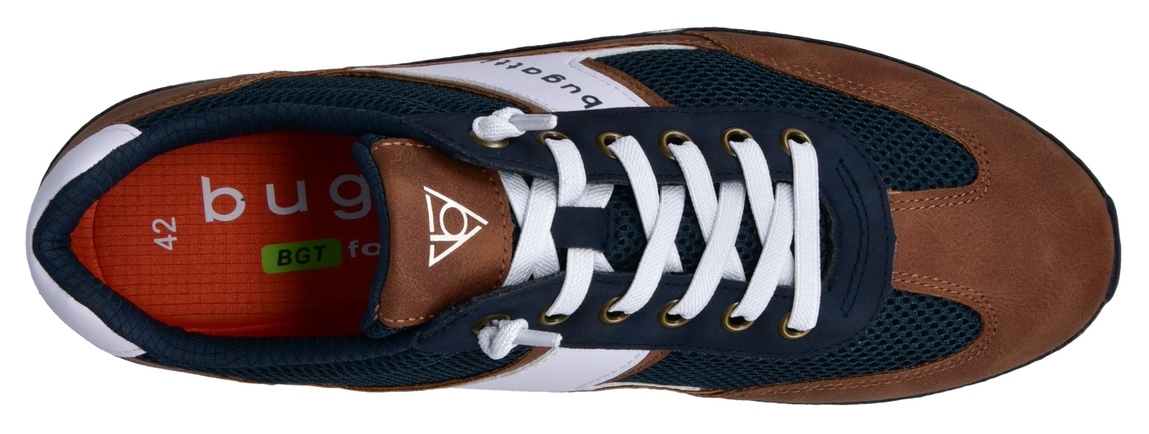 bugatti Slip-On Sneaker  , Halbschuh, Freizeitschuh, Slipper mit elastischen Gummizügen