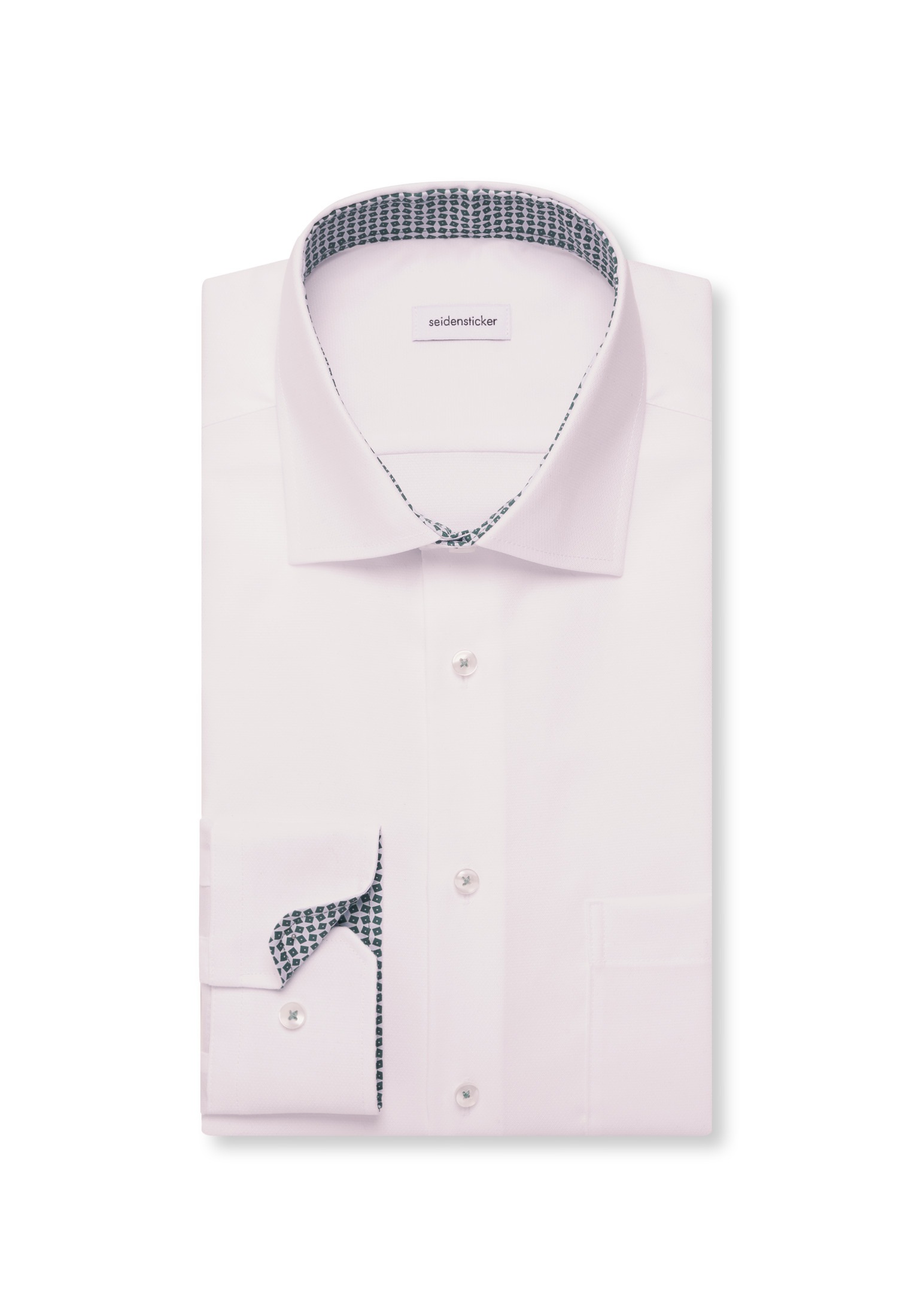 seidensticker Businesshemd »Regular« Regular 1/1 Kentkragen Struktur
