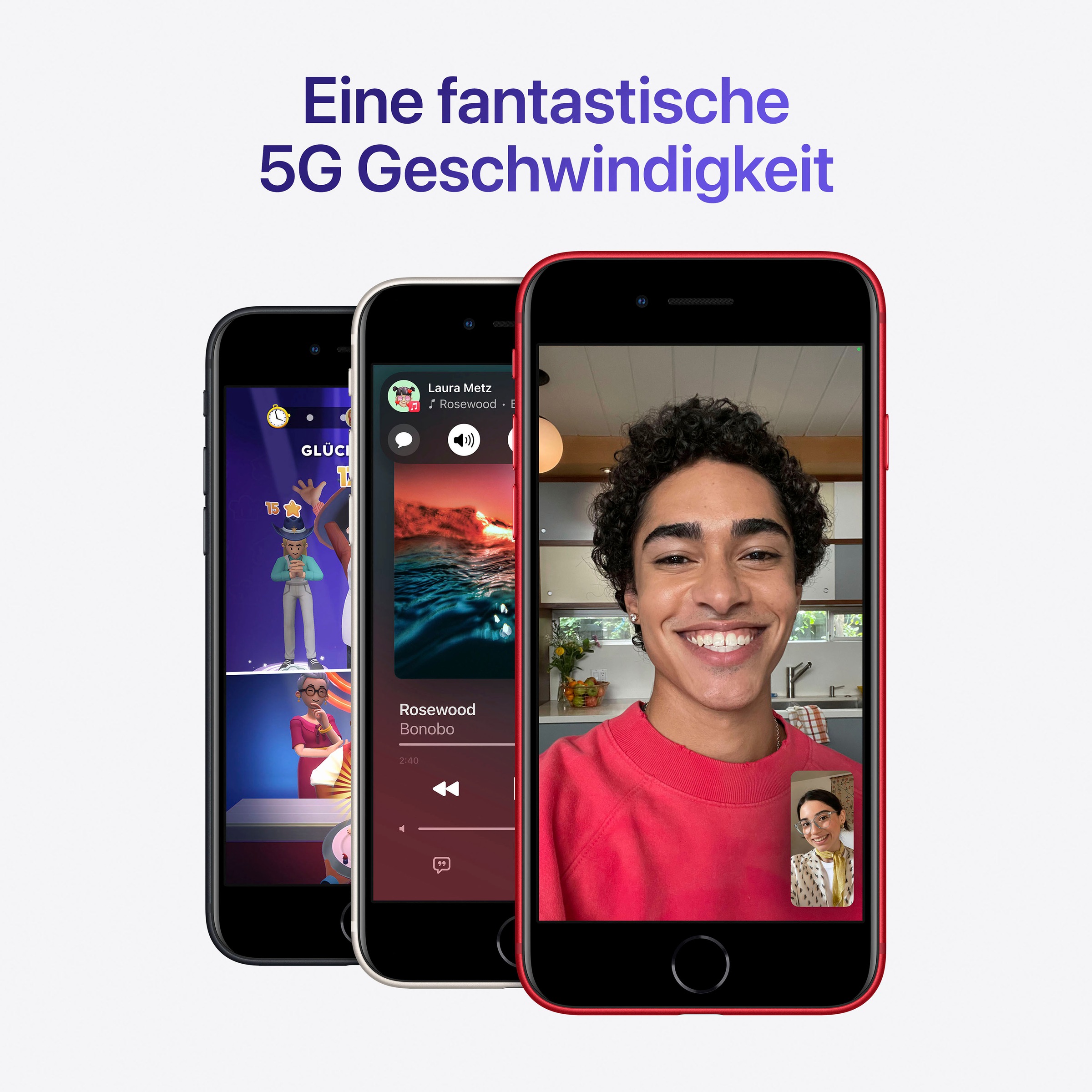 Apple Smartphone »iPhone SE (2022)« silber