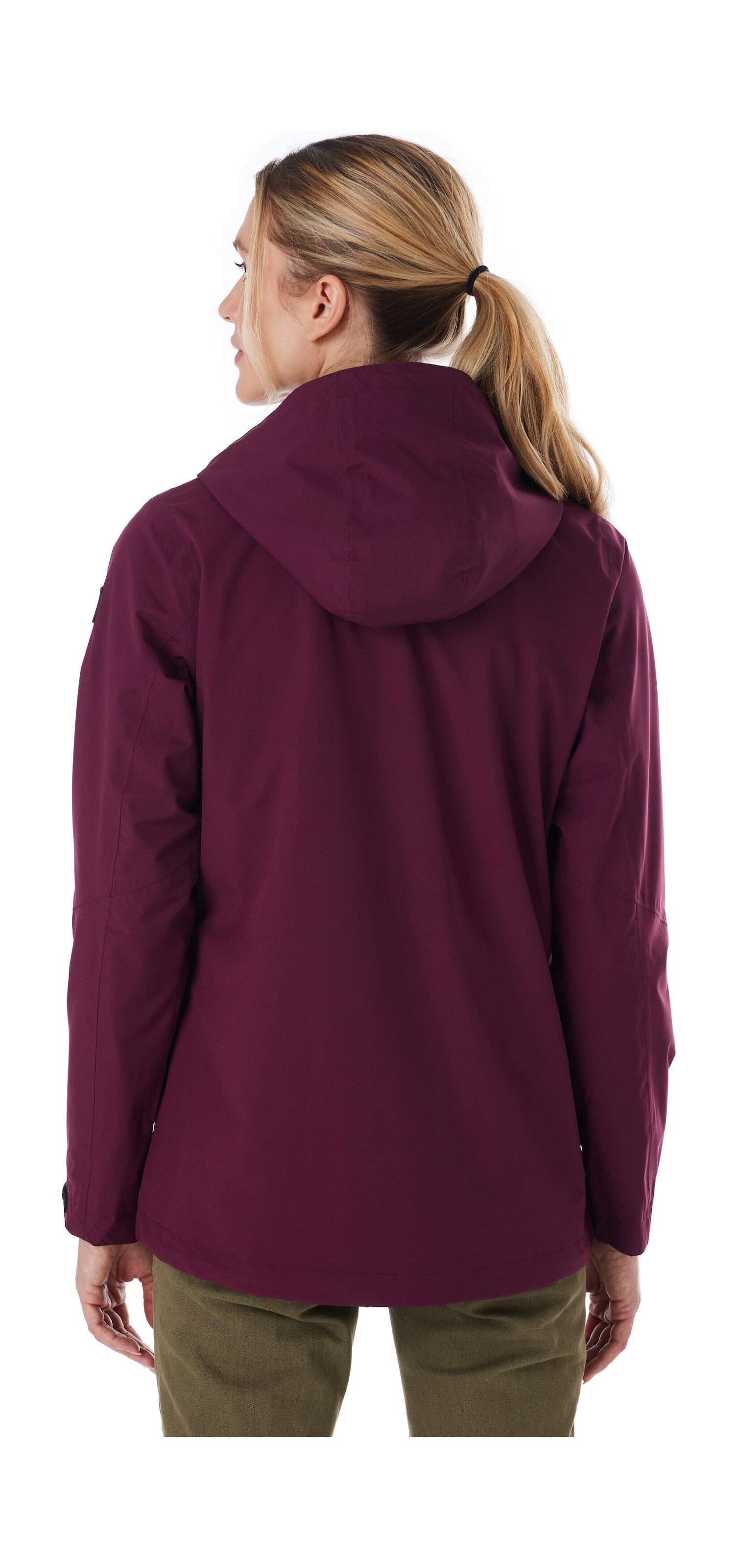 Killtec Outdoorjacke »Damen Regenjacke OOKS 1« Leichte, wasser- und winddichte Jacke, atmungsaktiv, abnehmbare Kapuze