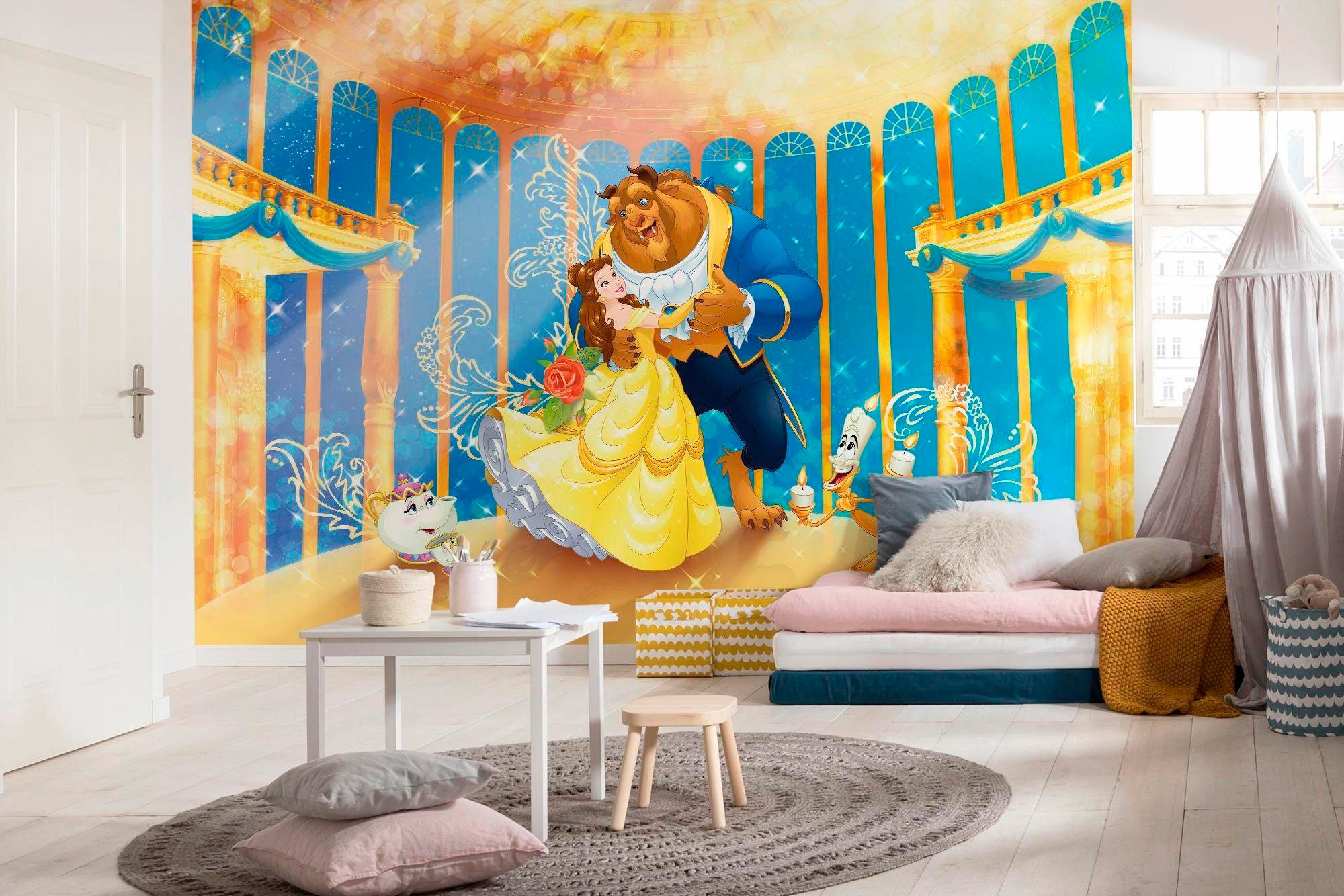 Komar Fototapete »Beauty and the Beast - Größe 368 x 254 cm« bedruckt glatt Kinderzimmer