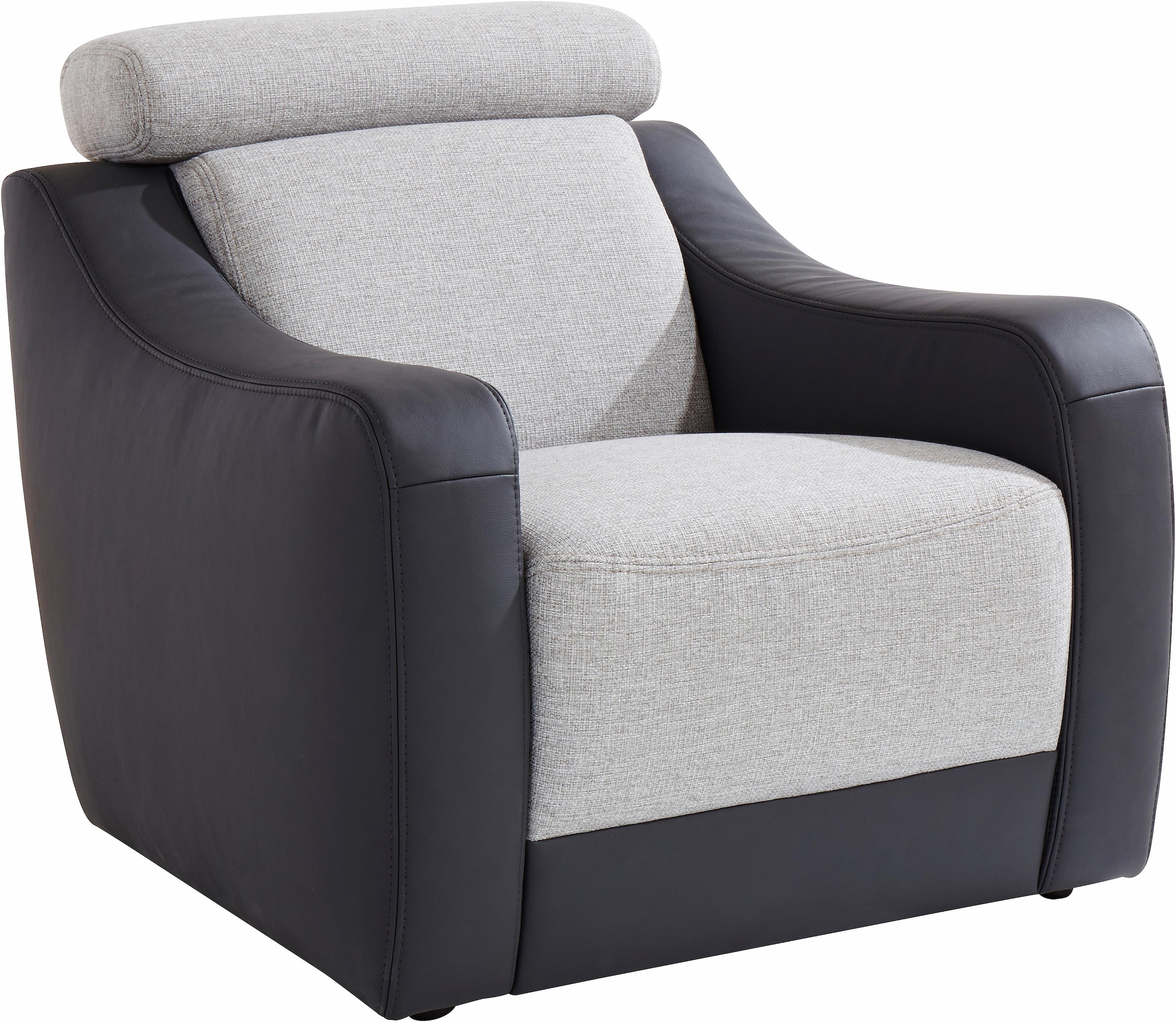 exxpo   sofa fashion Sessel »Happy, Loungesessel mit geschwungenen ...