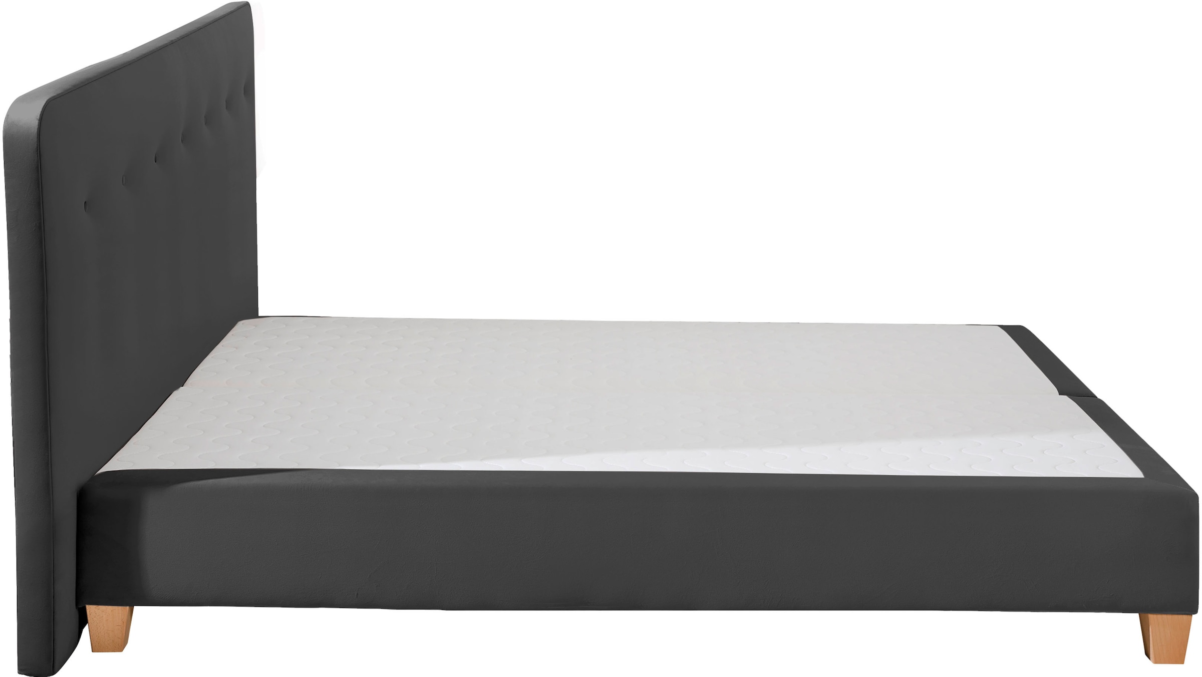 Home affaire Boxspringbett »Fargo«, in Überlänge 220 cm, mit Topper, 3 Ausführungen, 4, Breiten