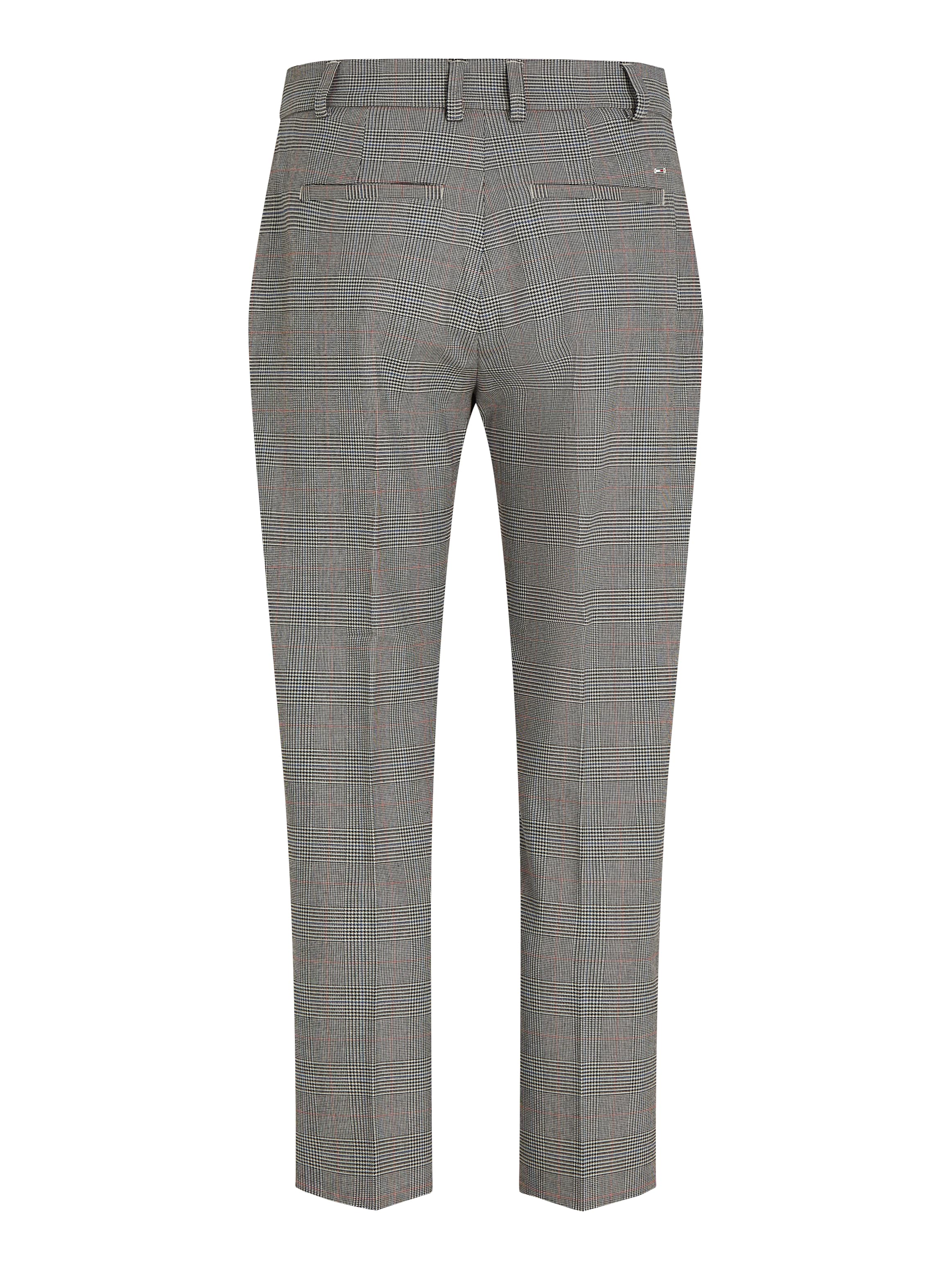 Tommy Hilfiger Webhose »POW CHECK SLIM STRAIGHT PANT«, (Global Serie TH WOMEN), im Karodessin