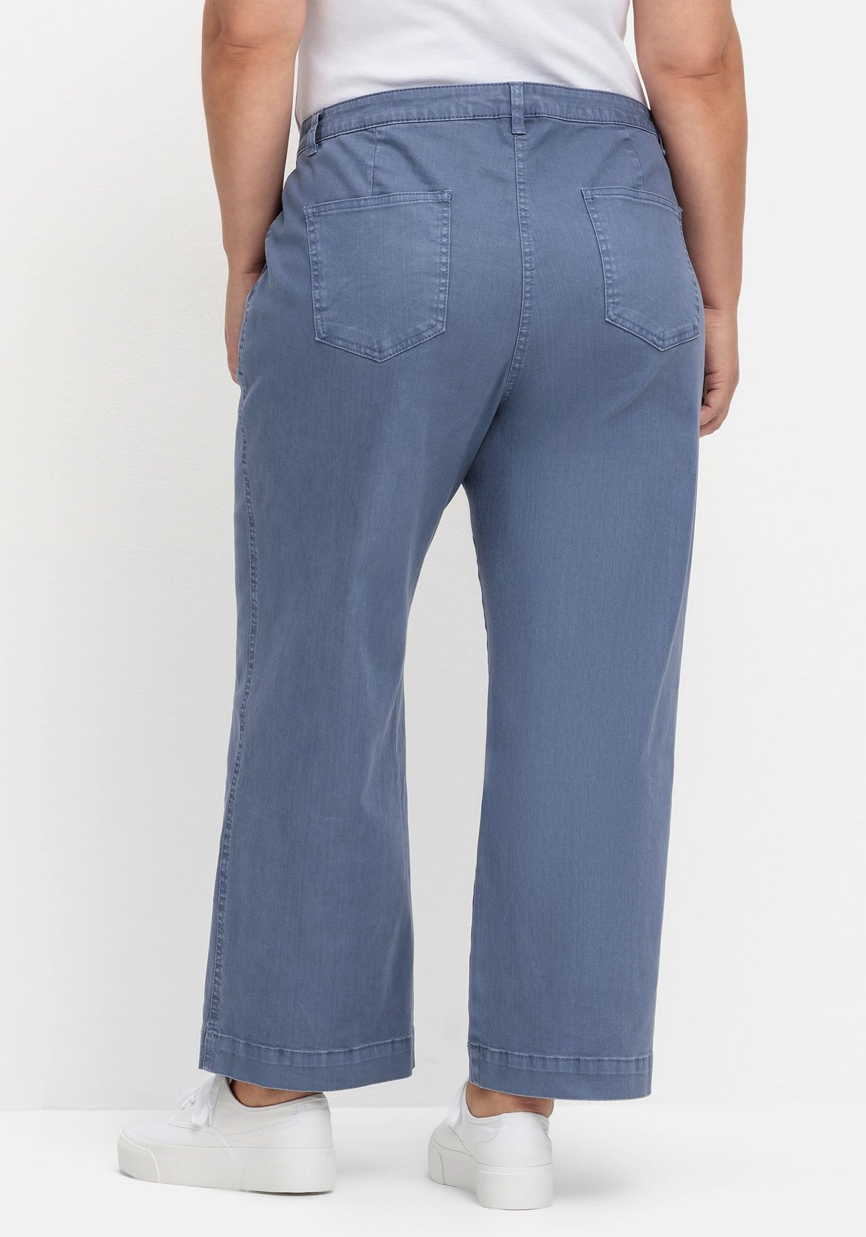 Sheego Culotte »Culotte aus weichem Twill, knöchellang«