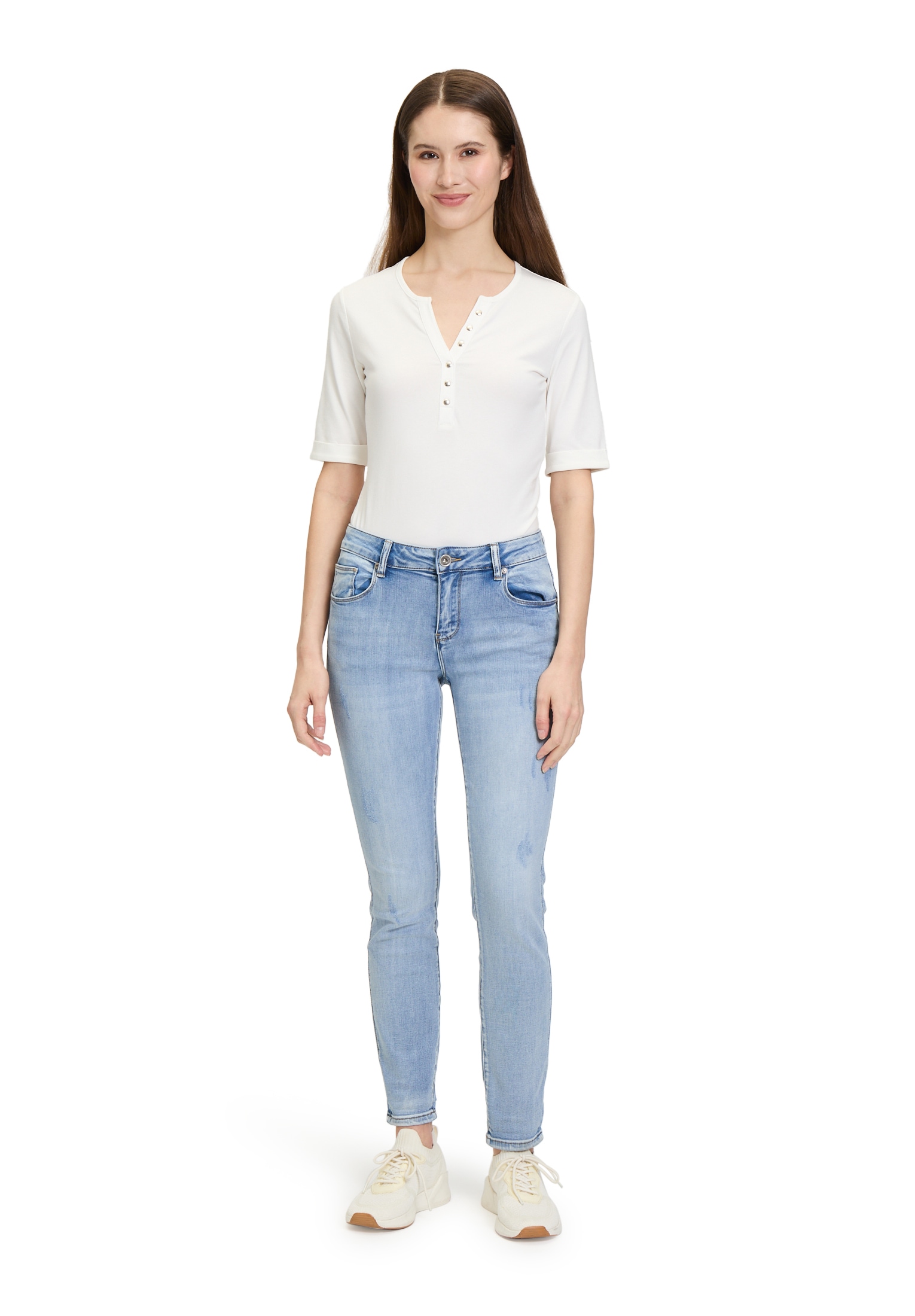 Betty Barclay T-Shirt »Basic Shirt mit Knöpfen«