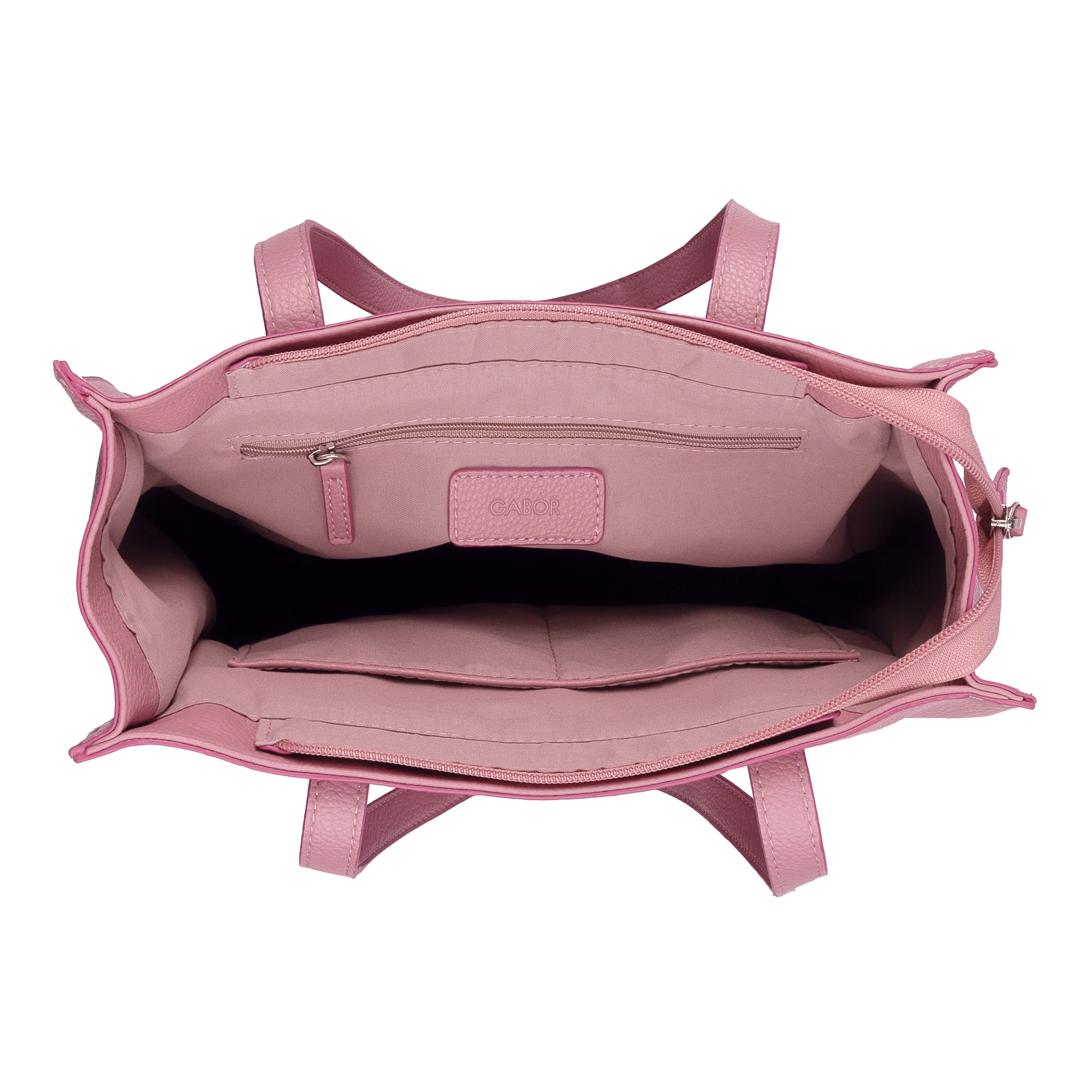 Gabor Shopper »Elfie« aus fein genarbtem, glattem Kunstleder und mit einem Logo Rubber Patch