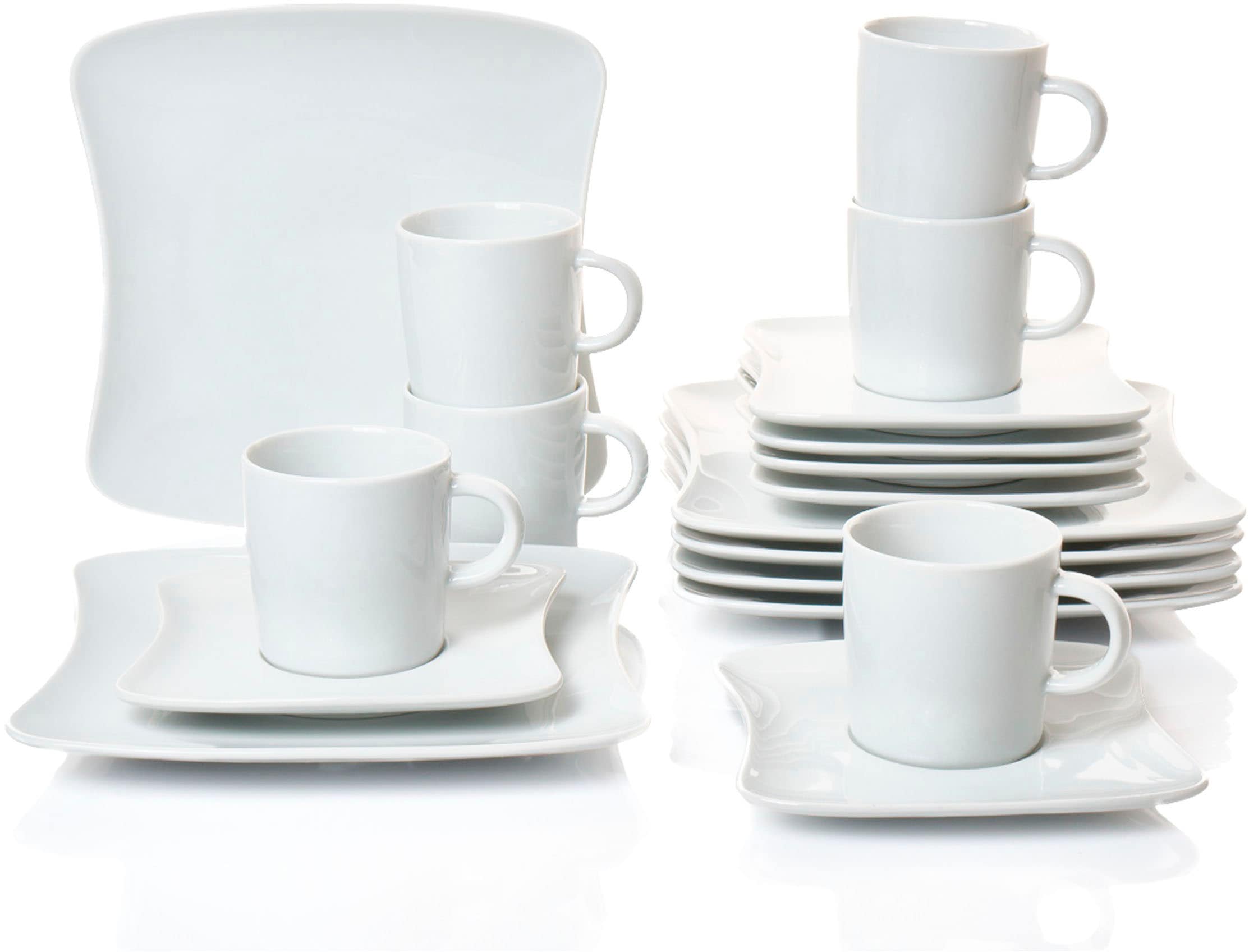 Retsch Arzberg Kombiservice »Geschirr-Set, Service SANDY« Porzellan Made in Germany, 30 Teile, für 6 Personen