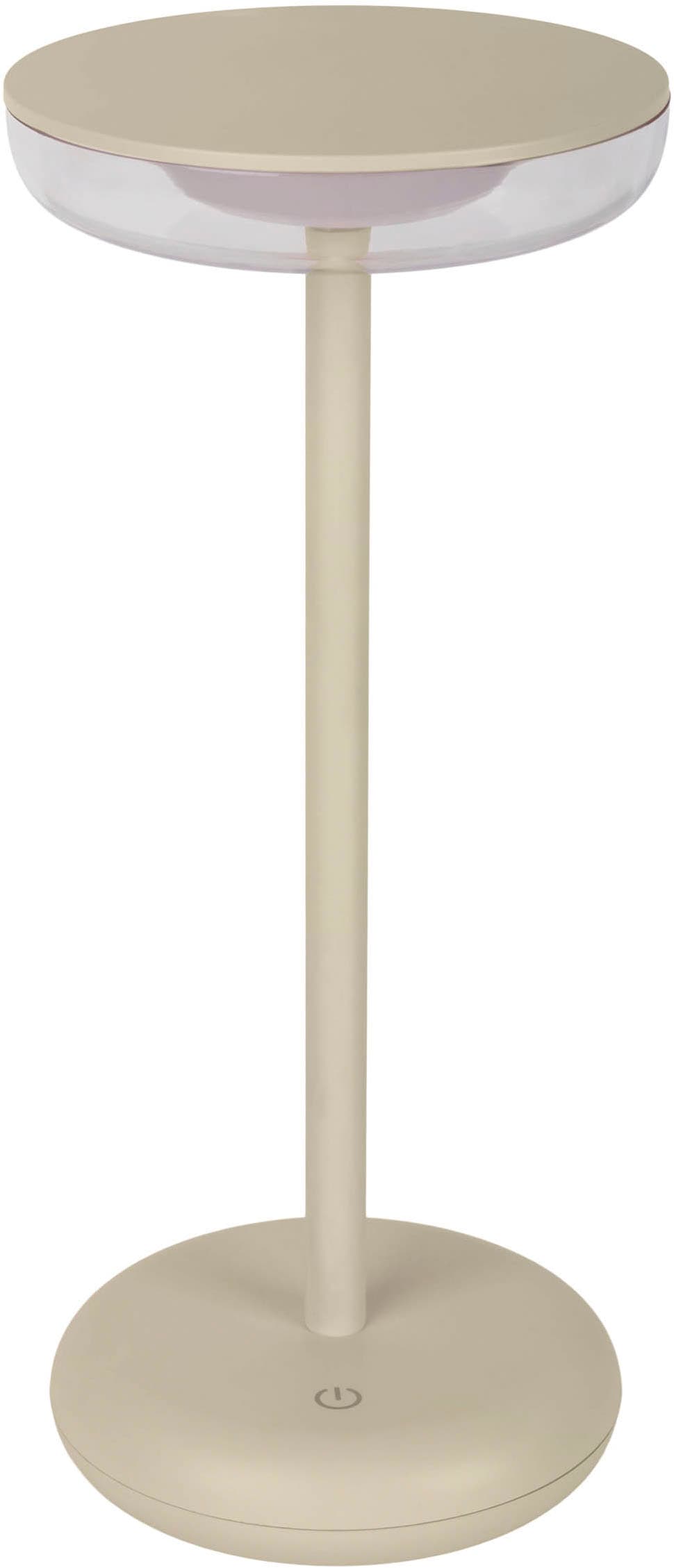 näve LED Tischleuchte »Pasi« LED-Modul 1 Stk. Warmweiß dimmbar per Berührungssensor, Memoryfunktion, Akku, USB-C-Ladekabel