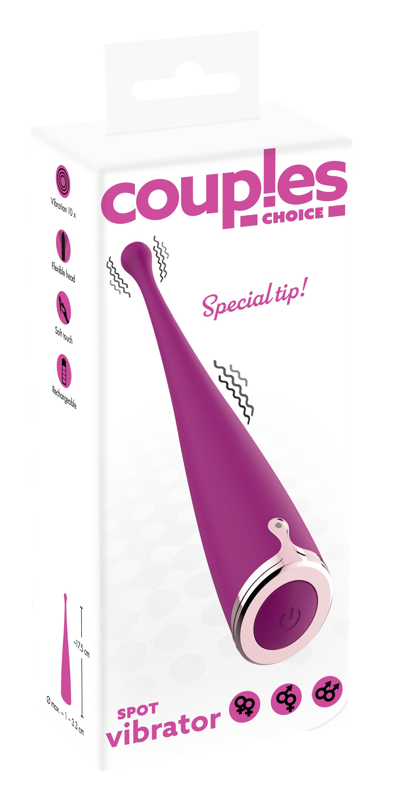 coup!es choice Vibrator »G-Punkt Vibrator Spot Vibrator«