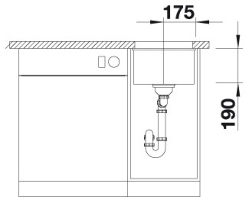 Blanco Granitspüle »SUBLINE 320-U« 1 Stk. tlg. erhältlich in mehreren Farben