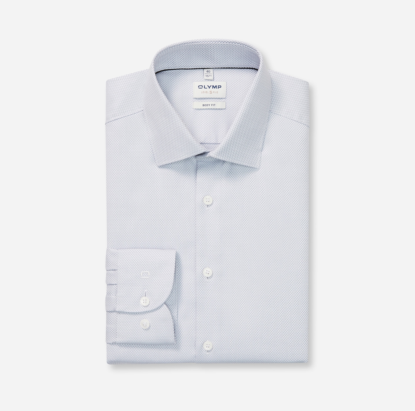 OLYMP Businesshemd »Level Five body fit« mit modischer Struktur