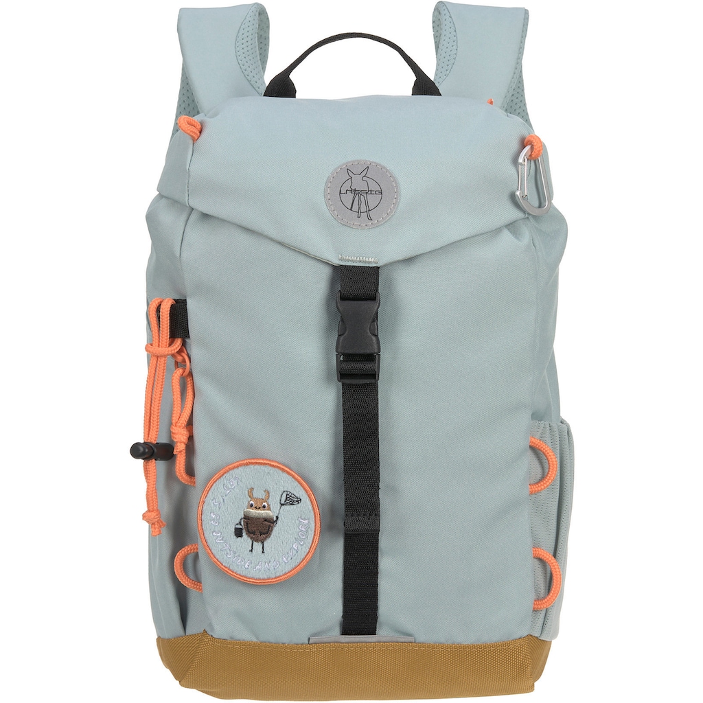 LÄSSIG Kinderrucksack »Nature, Mini Outdoor Backpack, Light Blue«, Reflektoren, aus recycelten PET-Flaschen