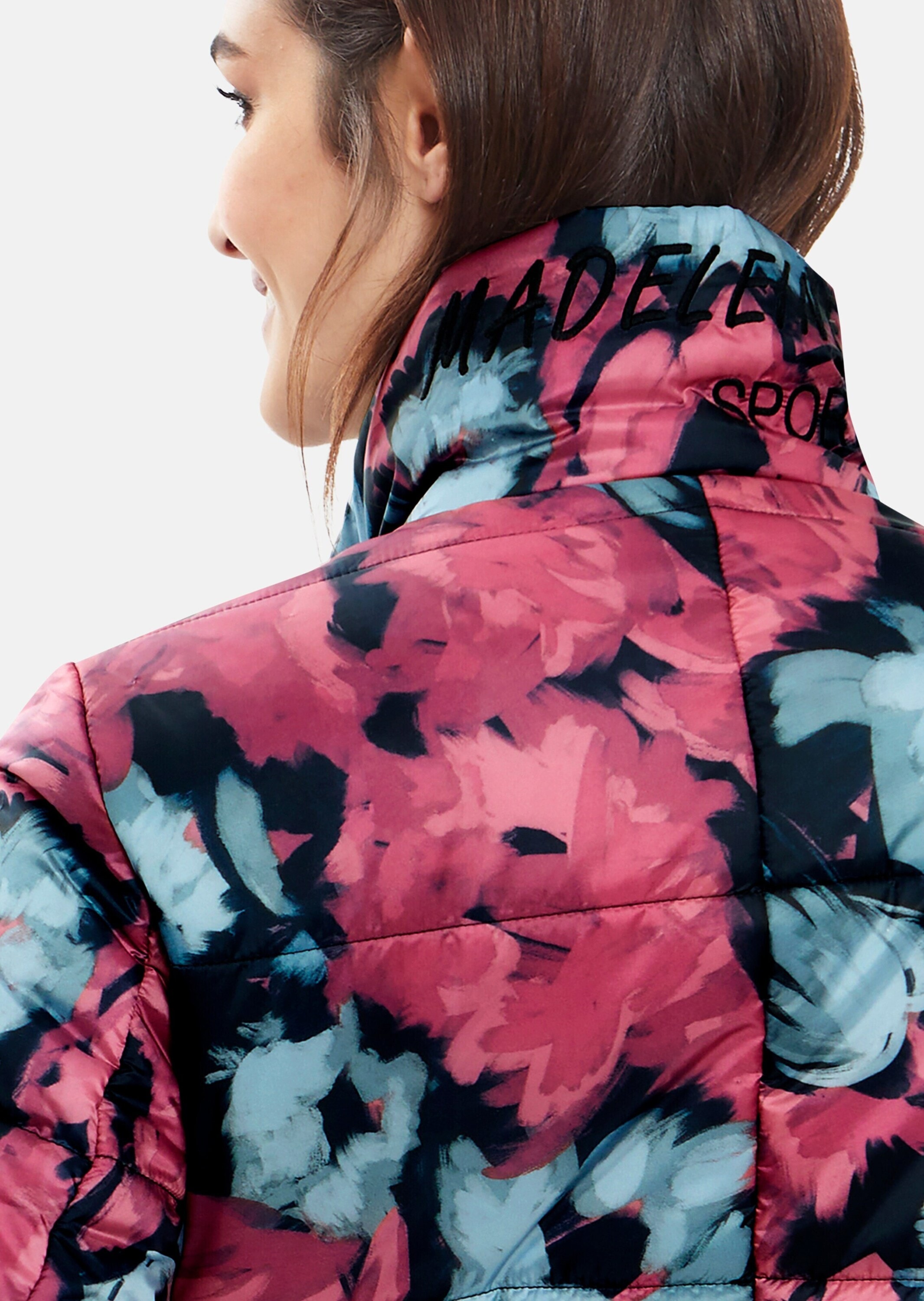 MADELEINE Outdoorjacke »Jacke Steppjacke mit floralem Print«