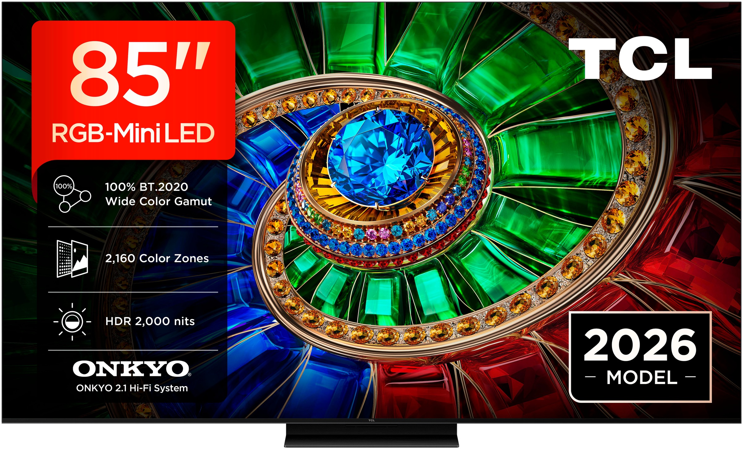 TCL Mini-LED-Fernseher »85RM7LX1« 215 cm/85 ″