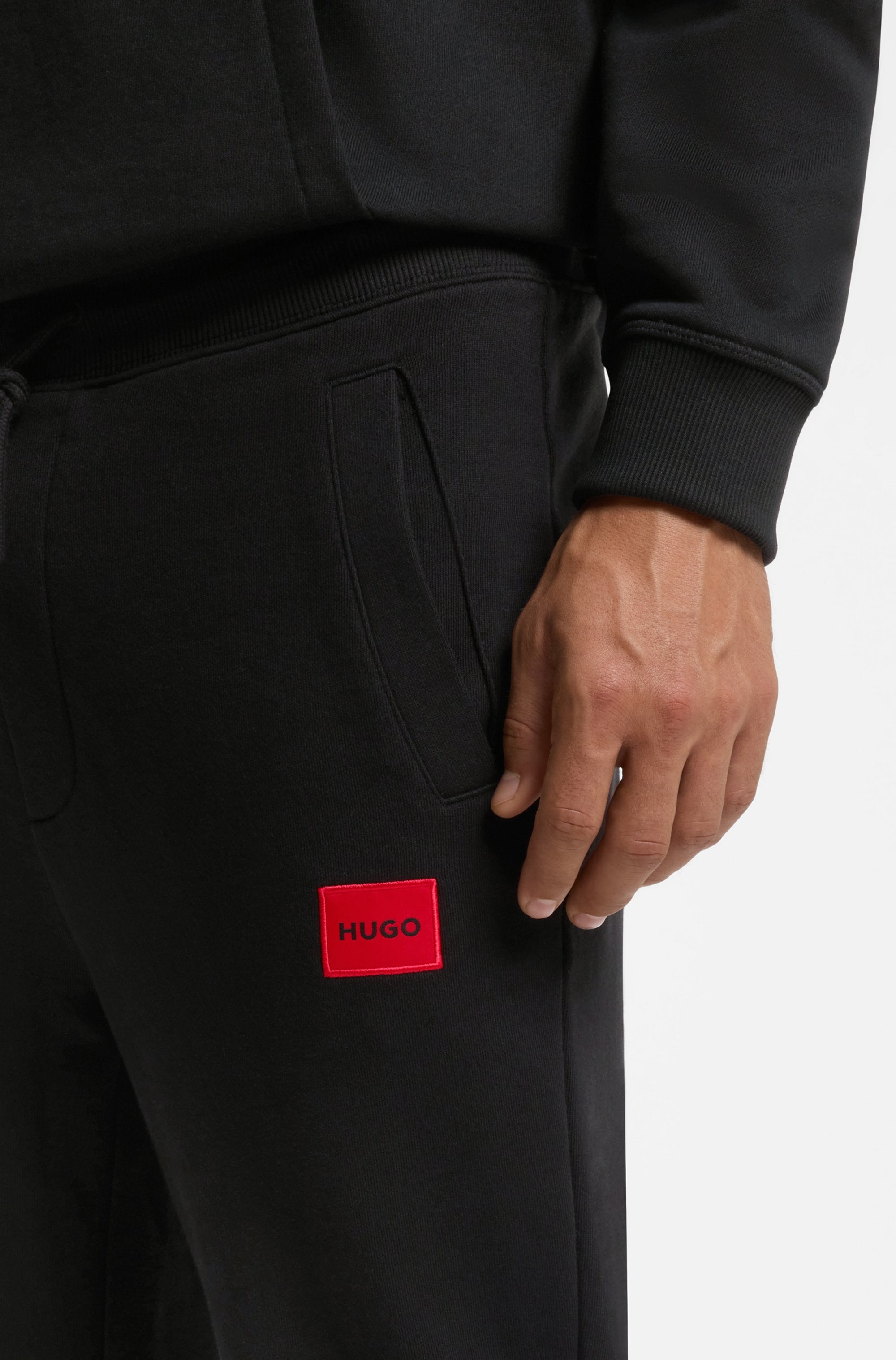 HUGO Sweathose »Doak«  elastischer Bund, Regular Fit, Seitentaschen, Gesäßtasche