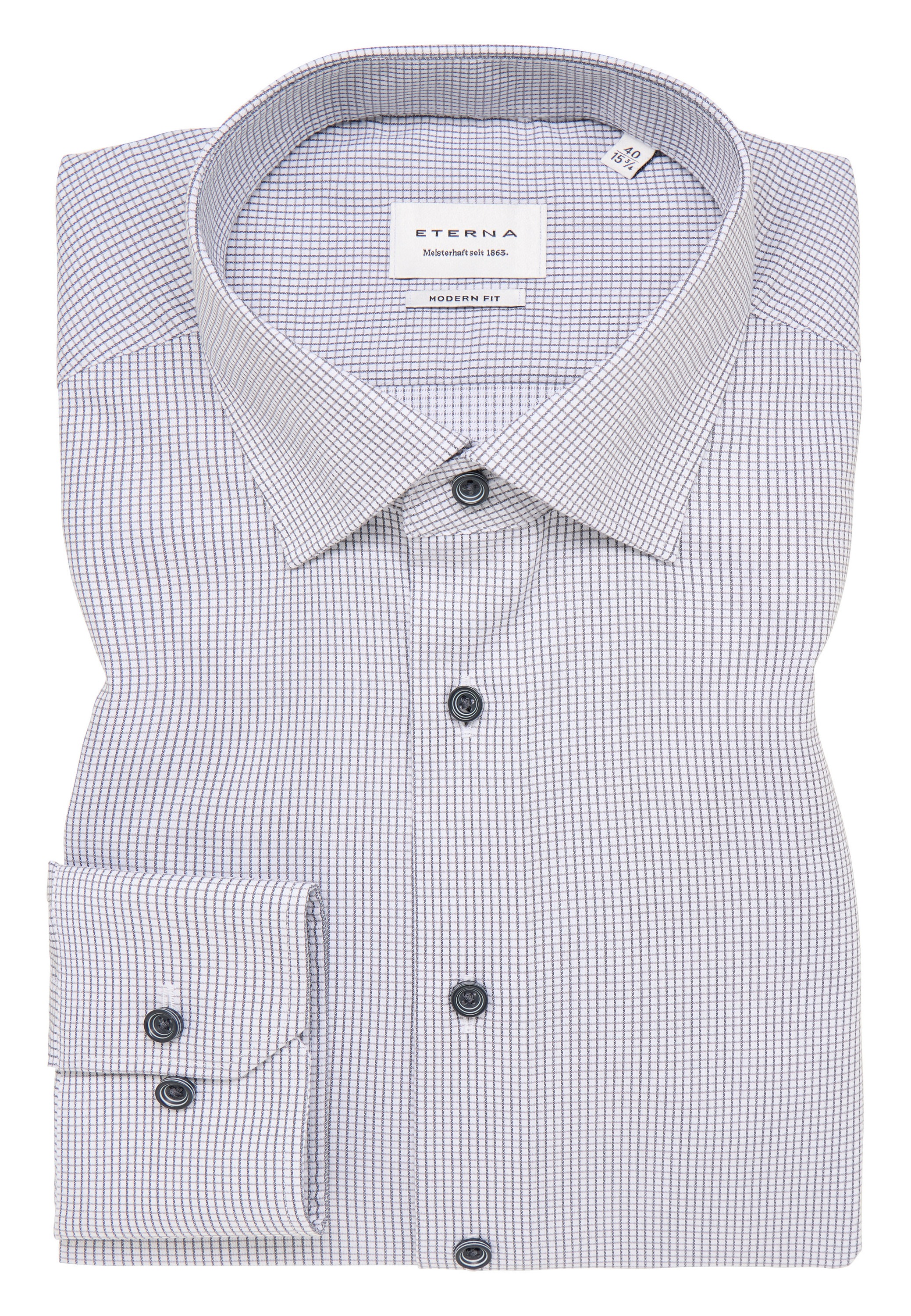 Eterna Langarmhemd »MODERN FIT«, NON IRON (bügelfrei)