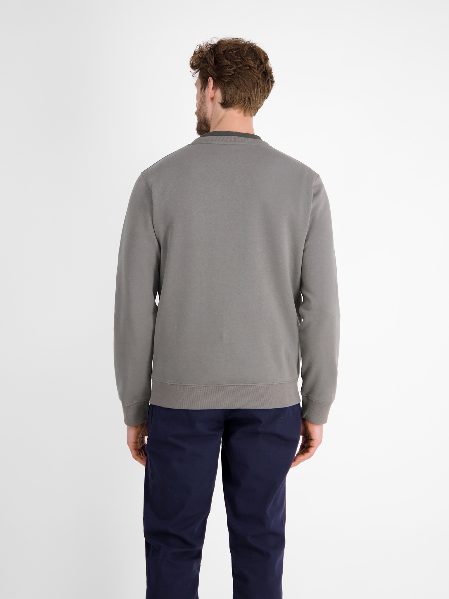 LERROS Sweater mit Logo-Badge