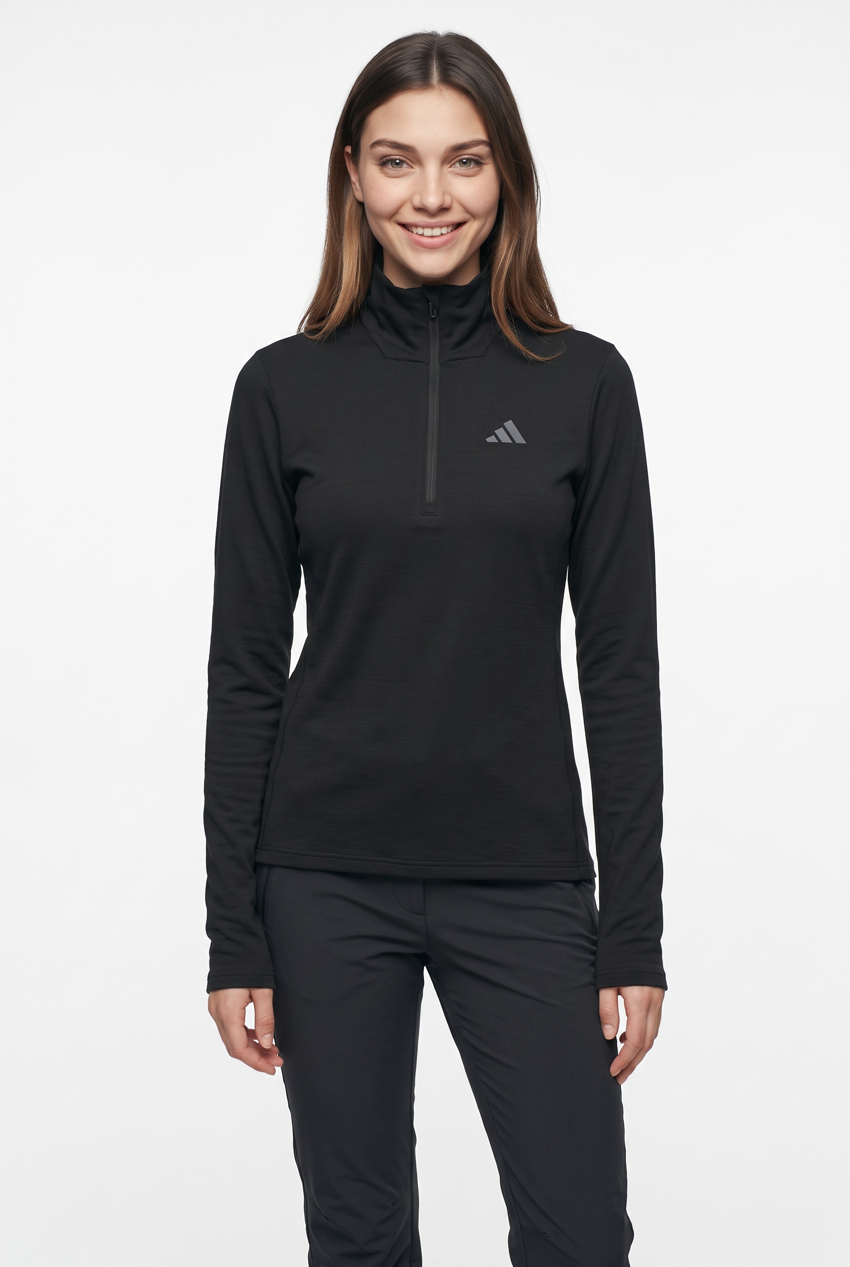adidas TERREX Rollkragenshirt »MULTI ESSENTIALS HALF ZIP FLEECE T« sportlicher Stil, für Sportmode und Streetwear, mit Reißverschluss