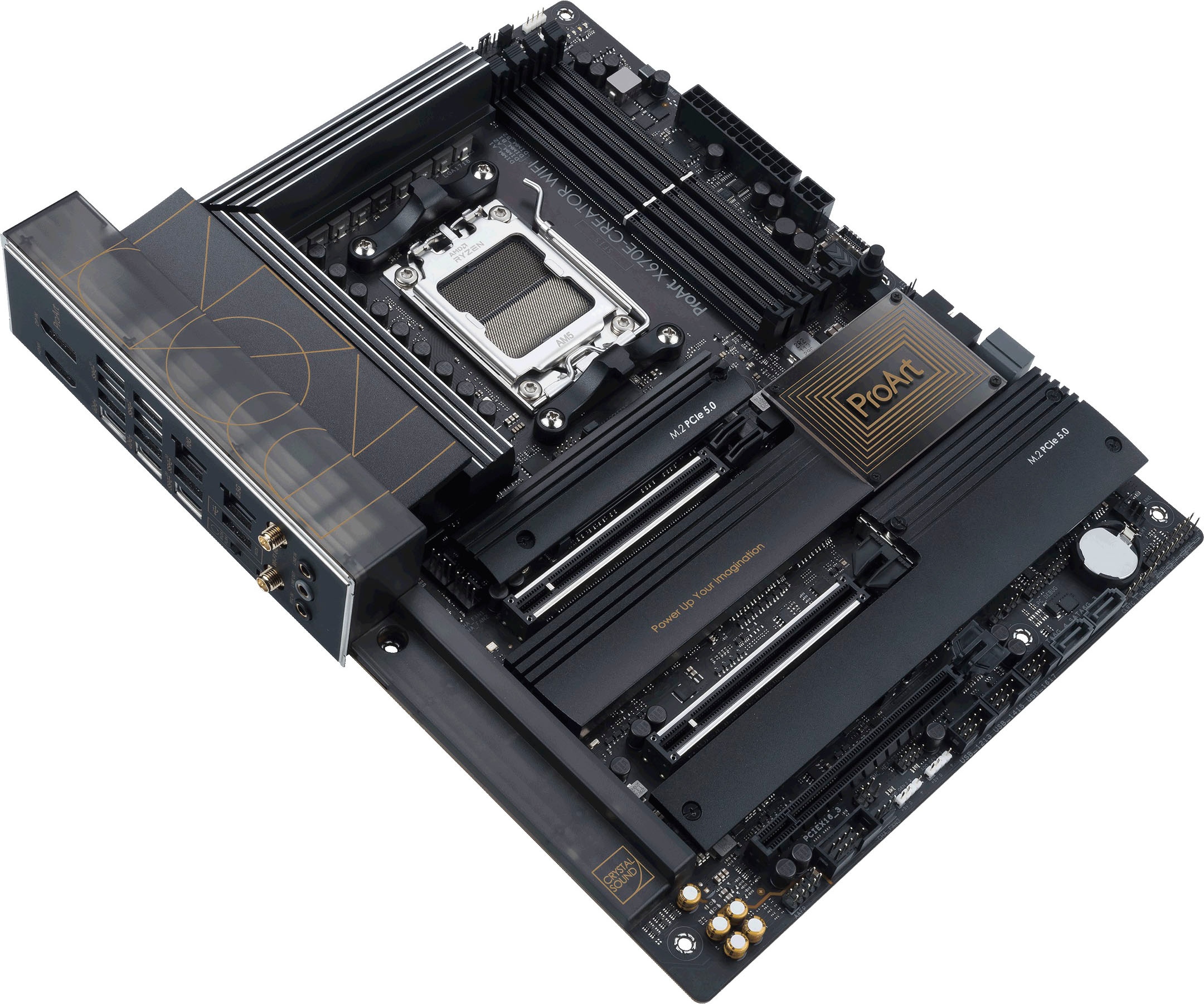 Asus Mainboard »ProArt X670E-CREATOR WIFI«, Ryzen 7000, ATX, PCIe 5.0, DDR5-Speicher, 2x USB 4, WiFi 6E, 4x M.2