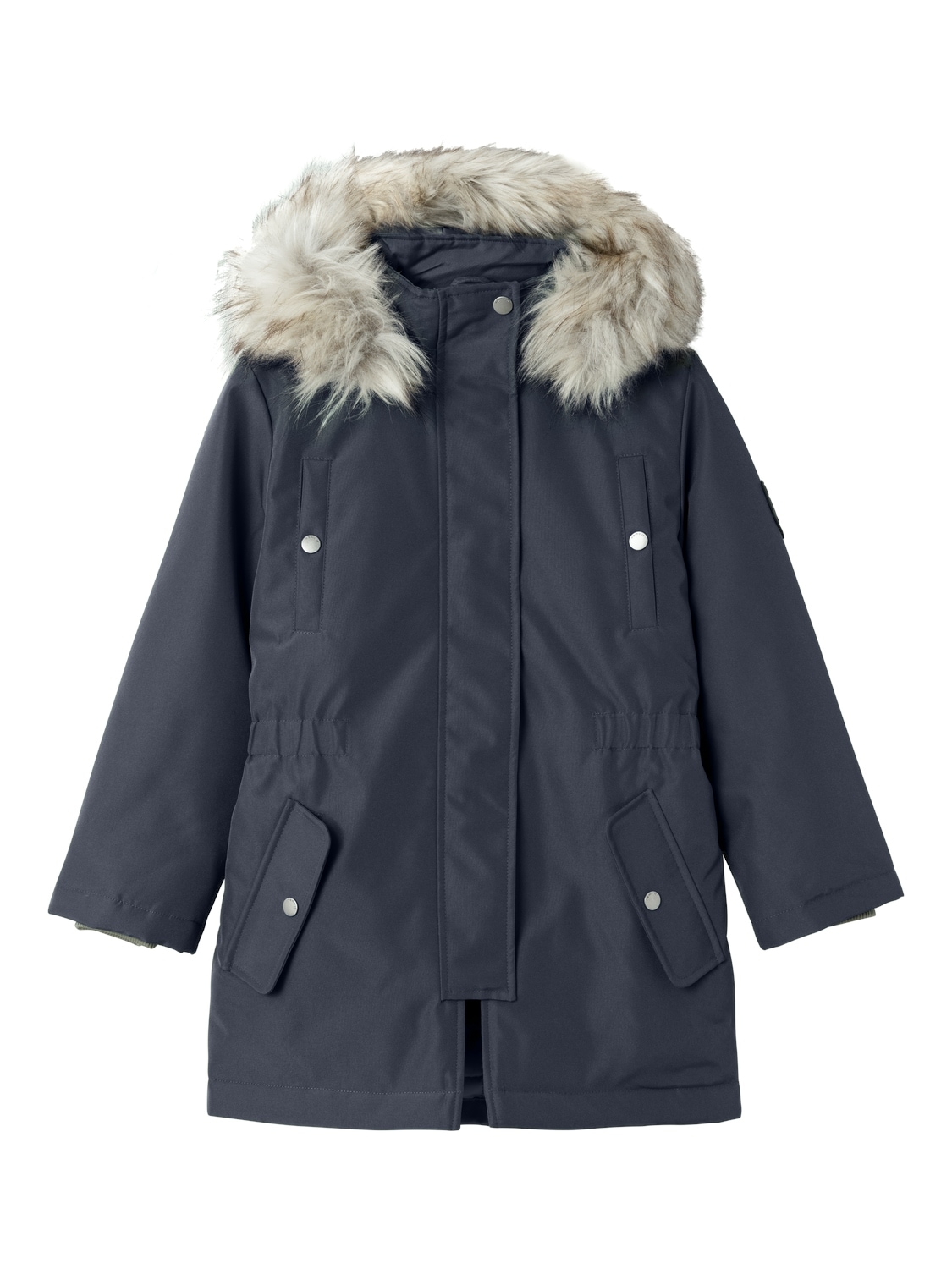 Name It Winterjacke »NKFMILLA PARKA JACKET LONG NOOS«, mit Kapuze